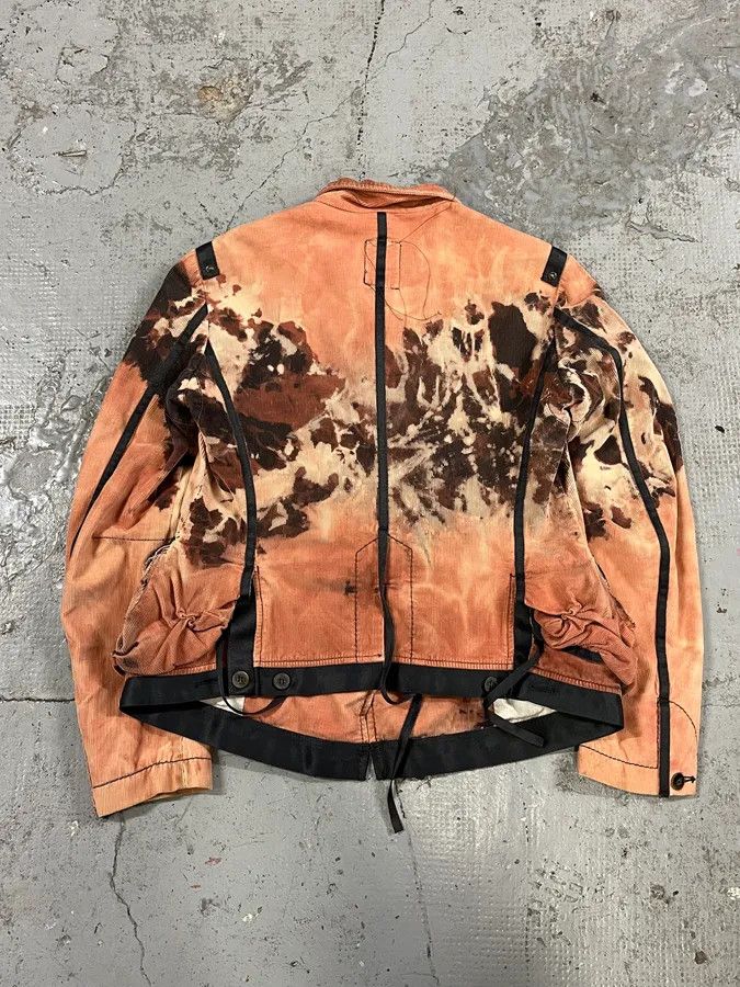 Marithe + Francois Girbaud 2000s Marithé + François Girbaud Cow Print Asymmetrical Jacket Size US S / EU 44-46 / 1 - 5 Thumbnail