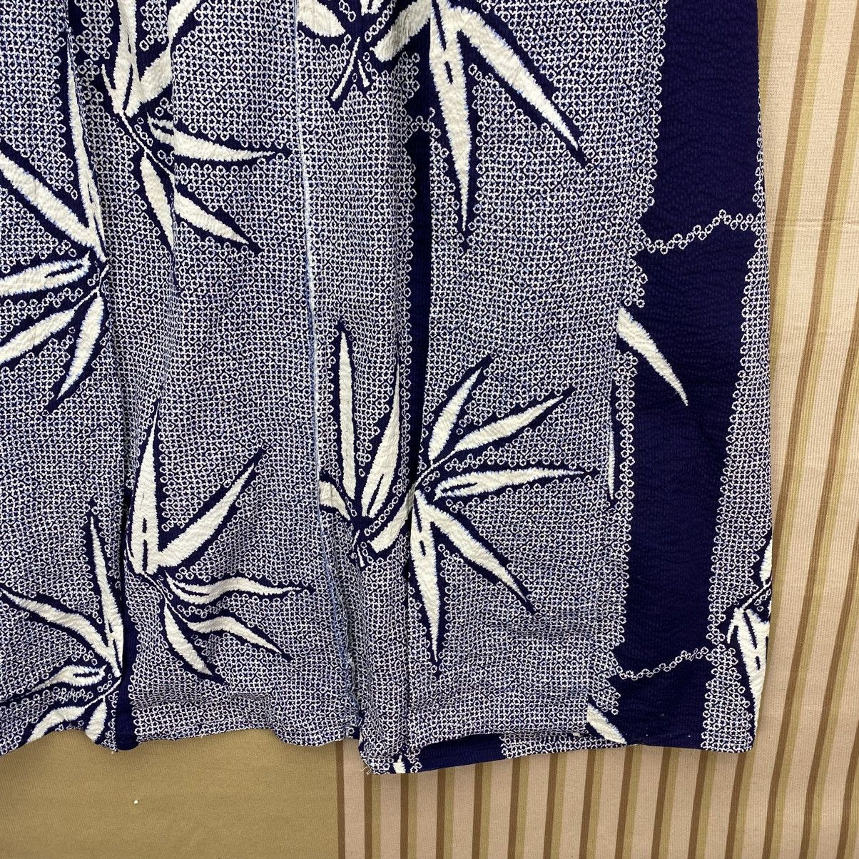 Japanese Brand 🐐Vintage Navy Blue Yukata Kimono Full Printed Size US L / EU 52-54 / 3 - 6 Thumbnail