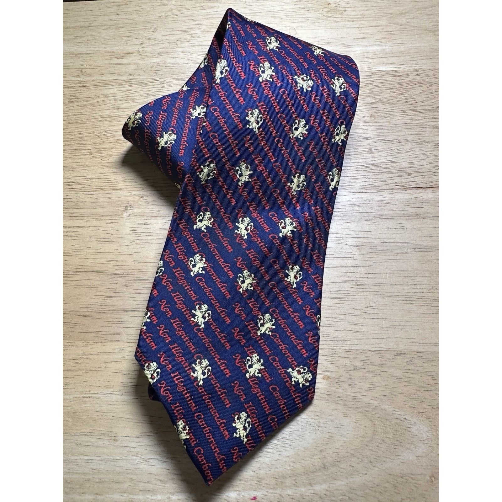 Other Alynn Neckwear Tie Dont Let the Bastards Grind You Down VTG Size ONE SIZE - 9 Thumbnail