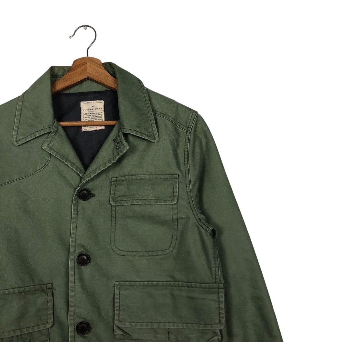 Global Work Vintage Military Chore Work Jacket Global Work Issey Miyake Size US M / EU 48-50 / 2 - 9 Thumbnail