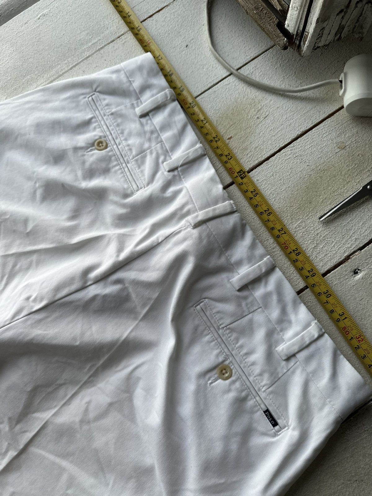 Polo Ralph Lauren LUXURY🚨Vintage Polo Ralph Lauren WHITE Baggy Pants Size US 36 / EU 52 - 13 Thumbnail