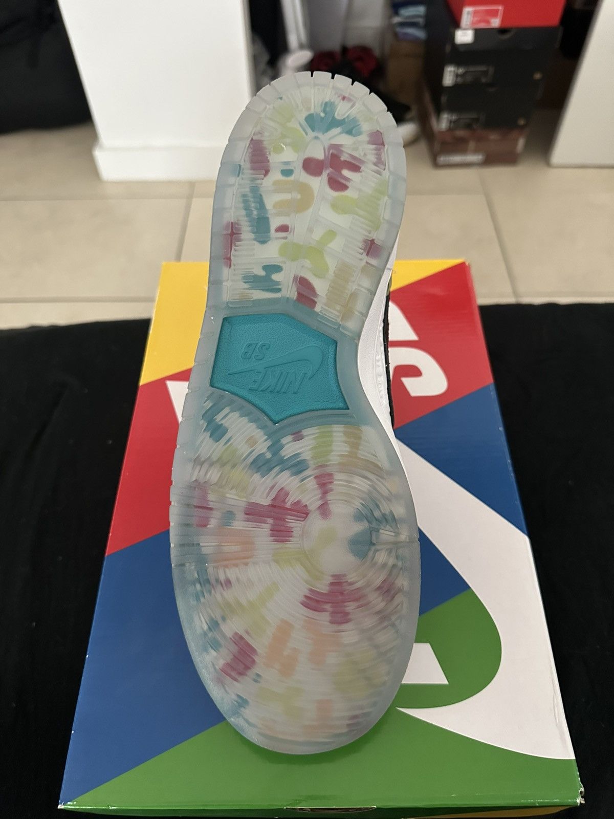 Nike Nike SB Dunk FroSkate all love Size US 10.5 / EU 43-44 - 5 Thumbnail