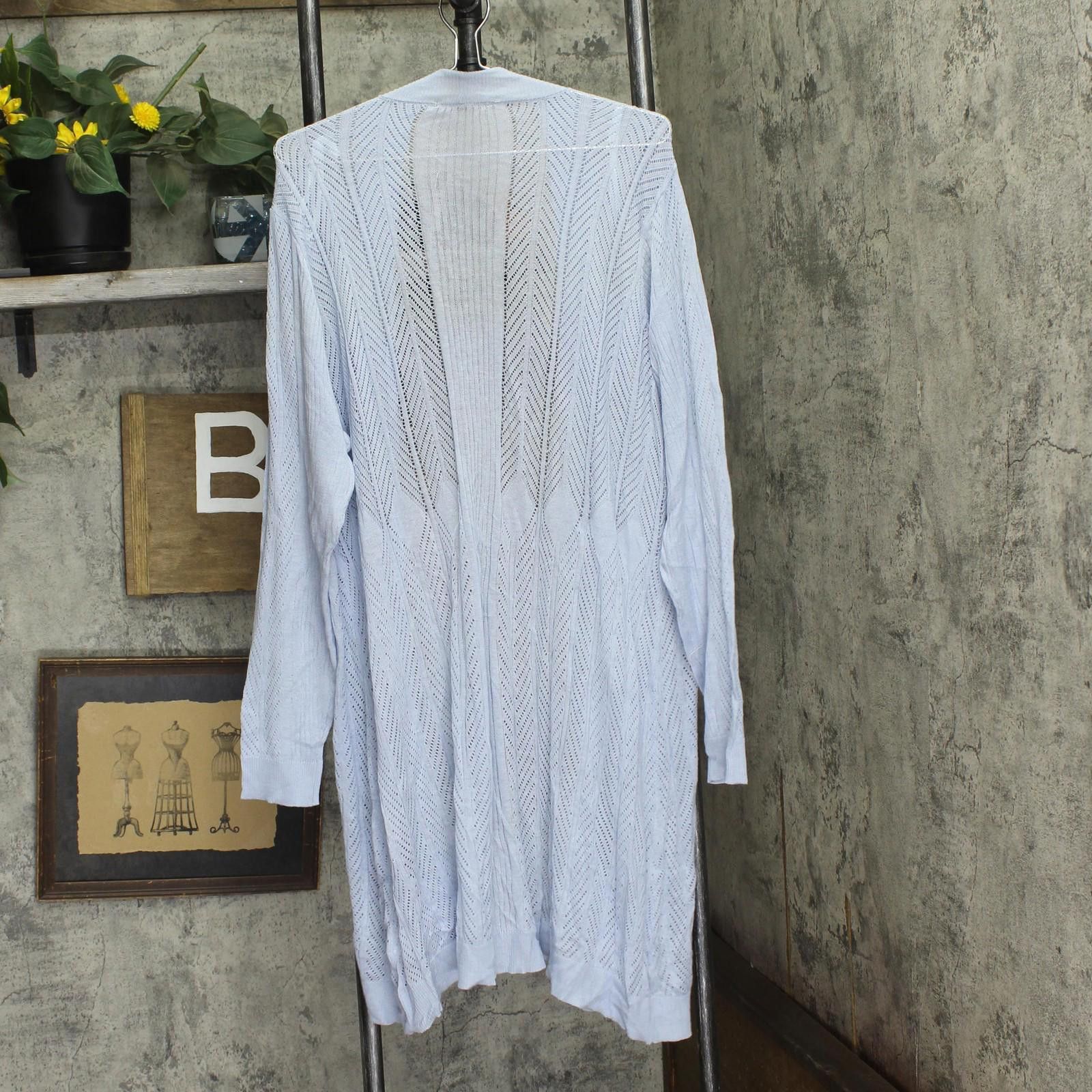 Nwt Belldini Size Cardigan Sweater As230224x Blue Haze 3x main image 1