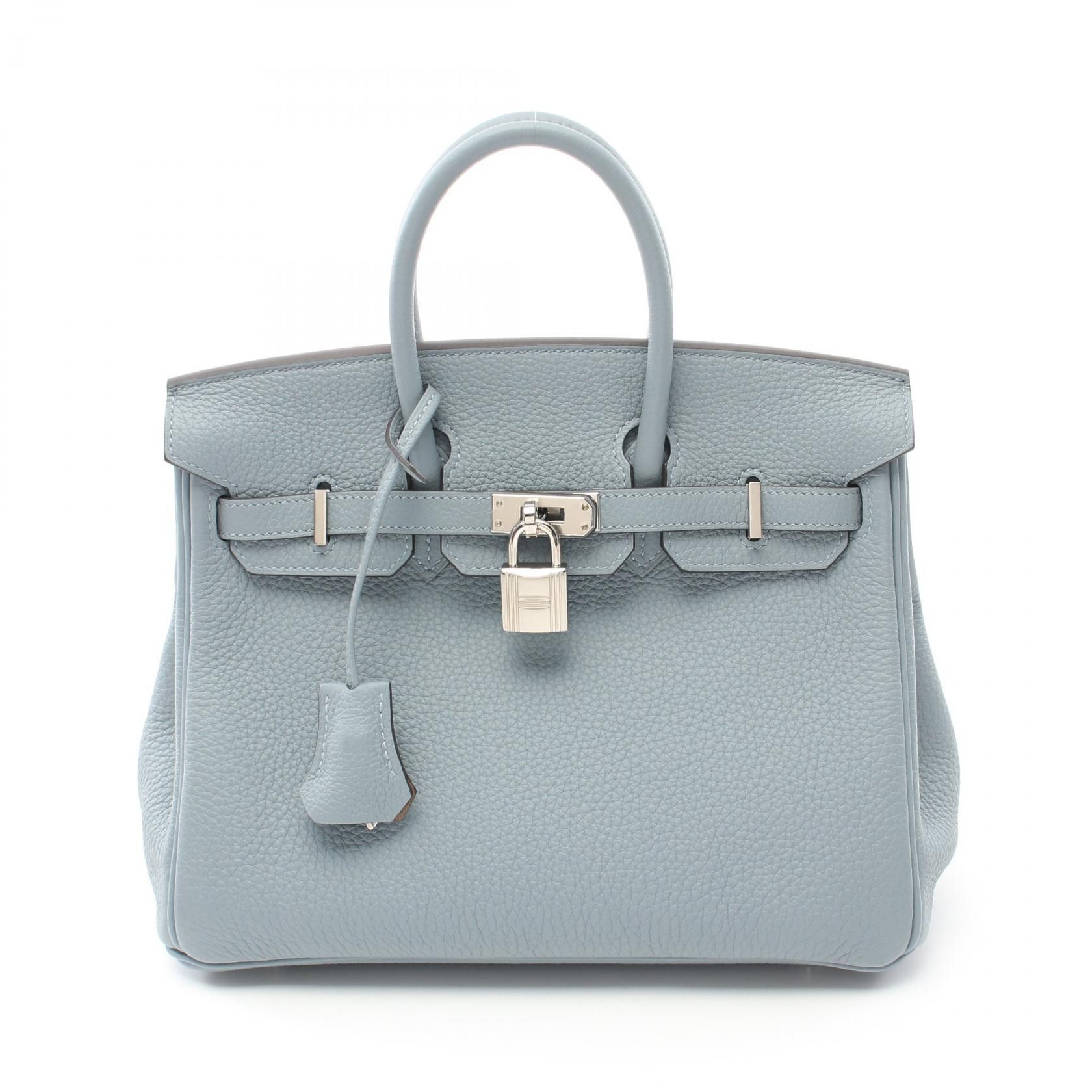Hermes Birkin 25 Leather Handbag in Great Condition