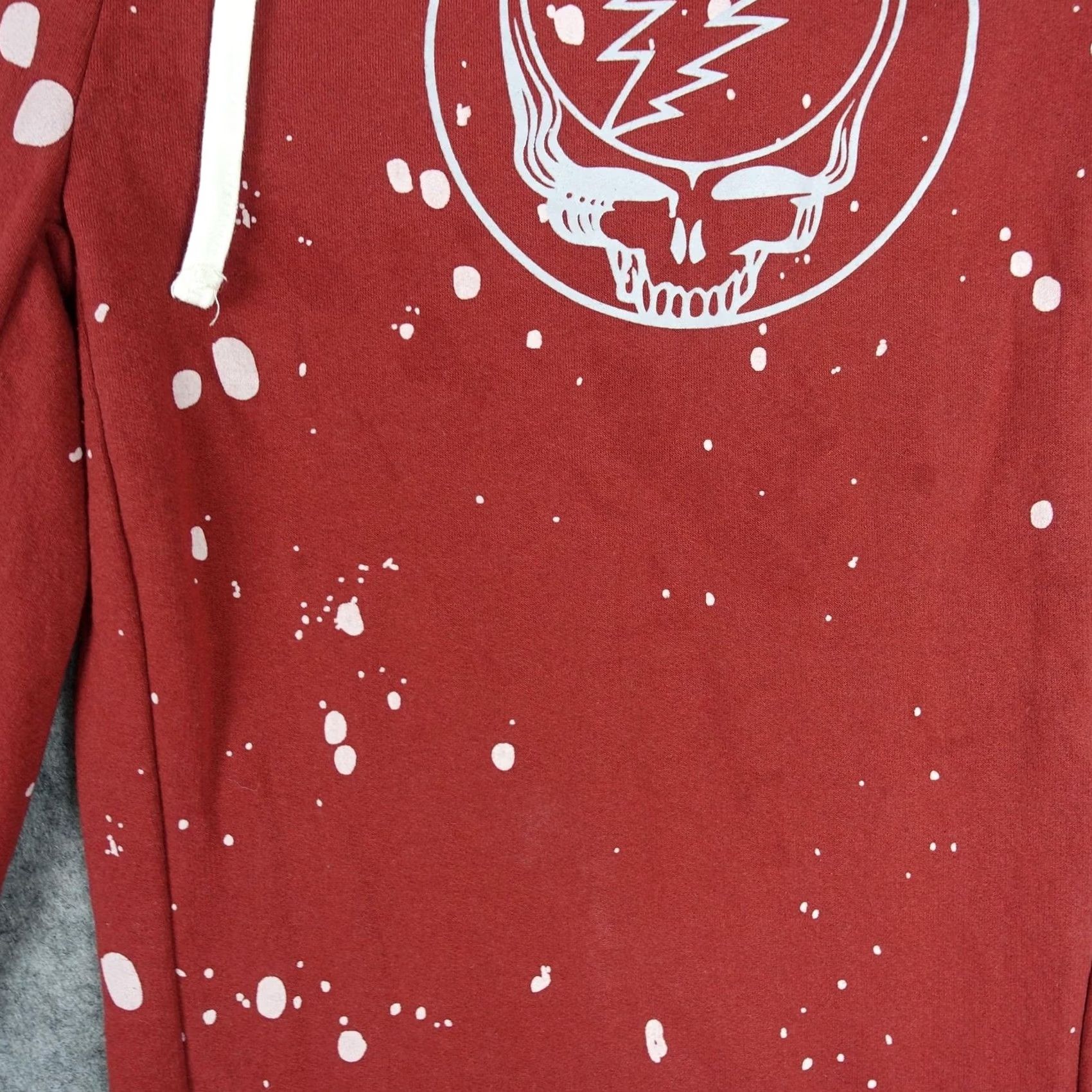 Mad Engine Grateful Dead Pants Mens Medium Red Mad Engine Fleece Sweatpants Lounge Graphic Size US 31 - 5 Thumbnail