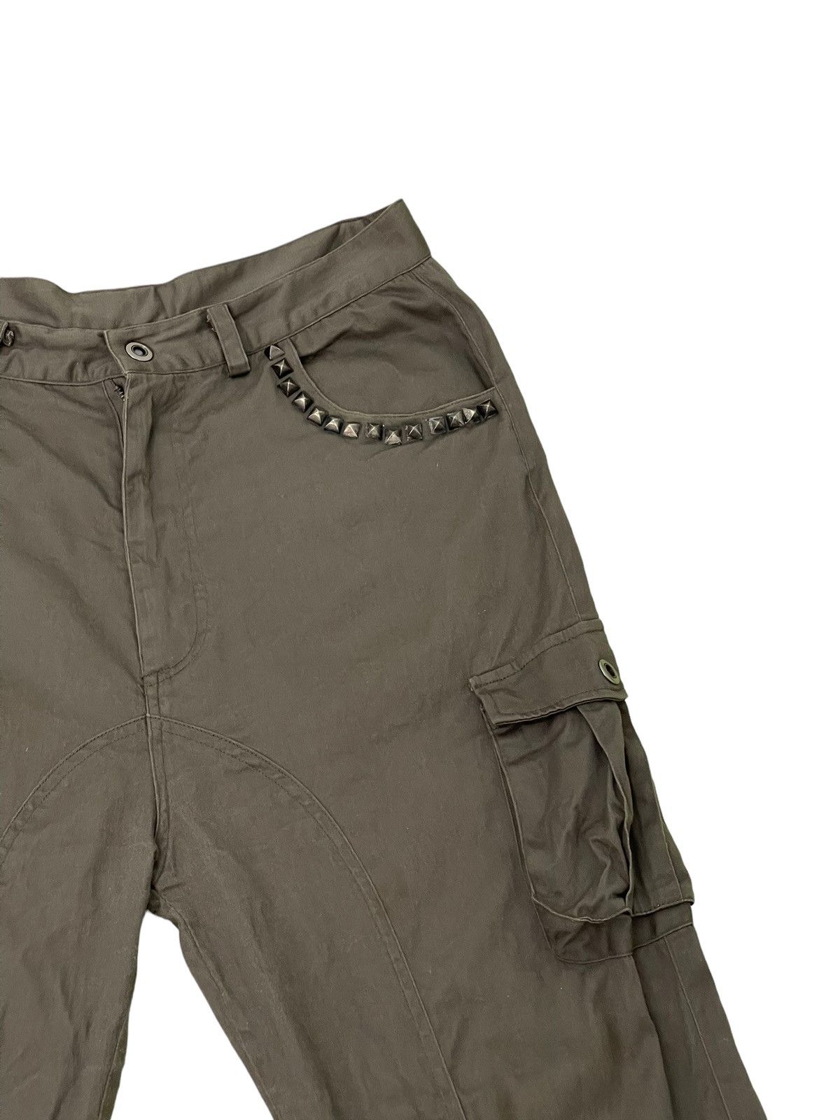 Japanese Brand Cargo Pant Black Baccara Stretch 6🟦9 Size US 31 - 7 Thumbnail