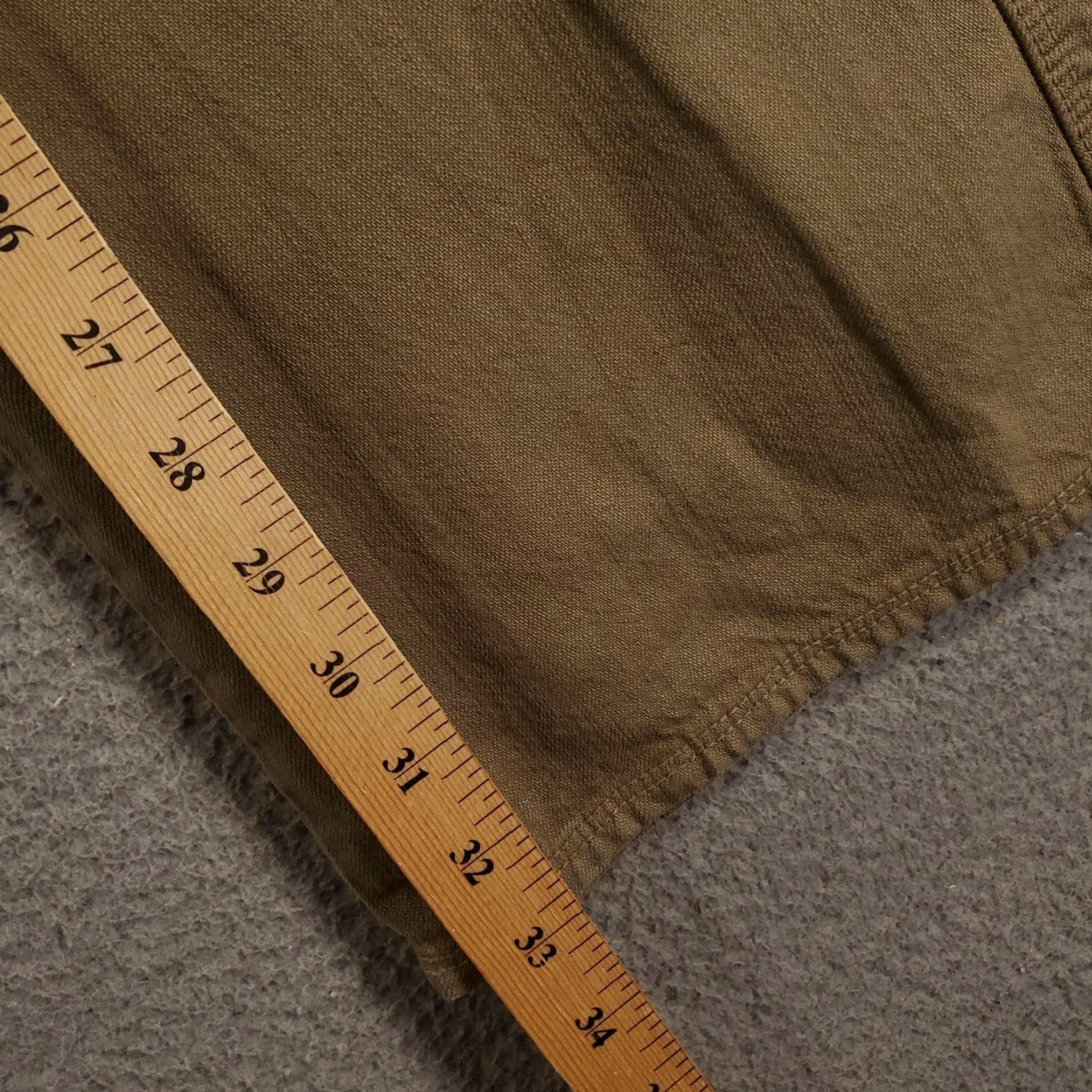 7 For All Mankind Womens 7 For All Mankind Pants Time Wide-Leg Cargo Zip Front Pockets Brown Tan 30 34x33 90s Vintage Womens Size 30" / US 8 / IT 44 - 5 Thumbnail
