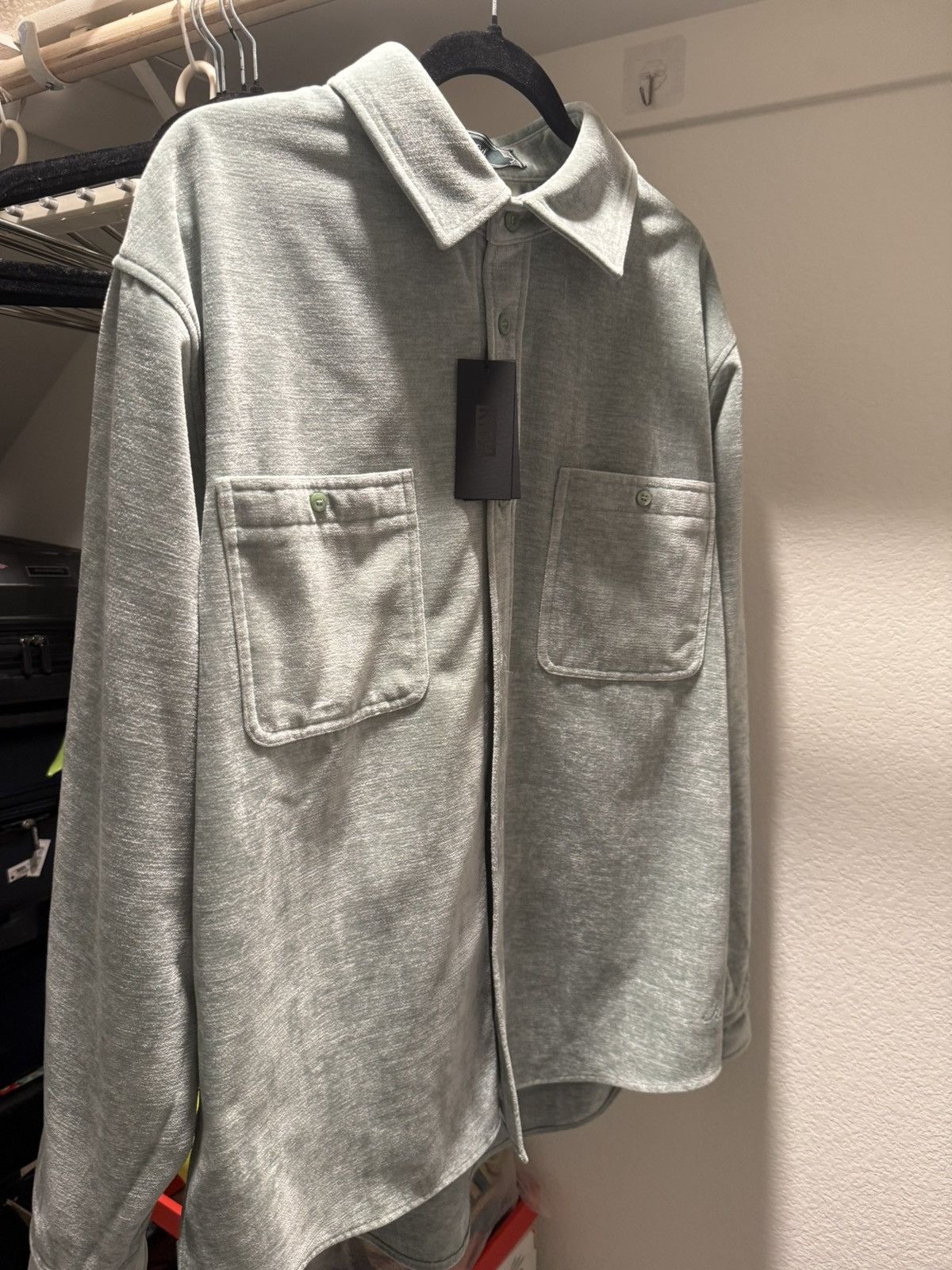 Kith Kith Chenille Apollo Shirt – Matcha Green Size US L / EU 52-54 / 3 - 2 Thumbnail