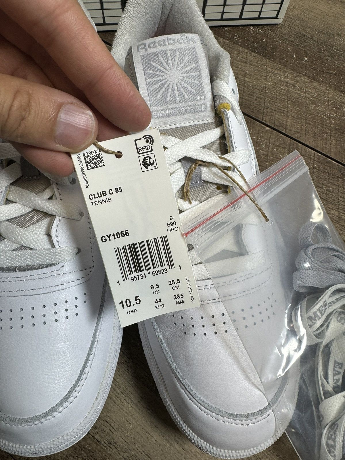 Reebok Reebok Club C 85 x Eames Office Monotone Pack Size 10.5 NEW Size US 10.5 / EU 43-44 - 8 Thumbnail