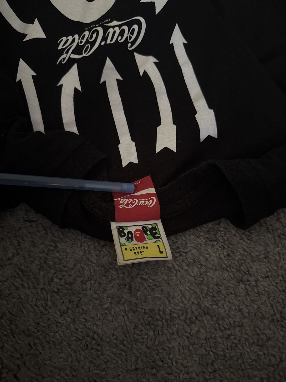 Bape × Coca Cola Bape x Coca Cola Tee Size US L / EU 52-54 / 3 - 5 Thumbnail