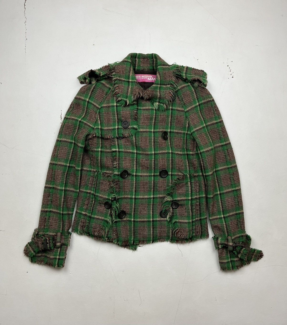 PINK JUNYA WATANABE MAN ミリタリージャケット Junya Watanabe MAN: Jean-Michel Basquiat Cotton M65 Fishtail