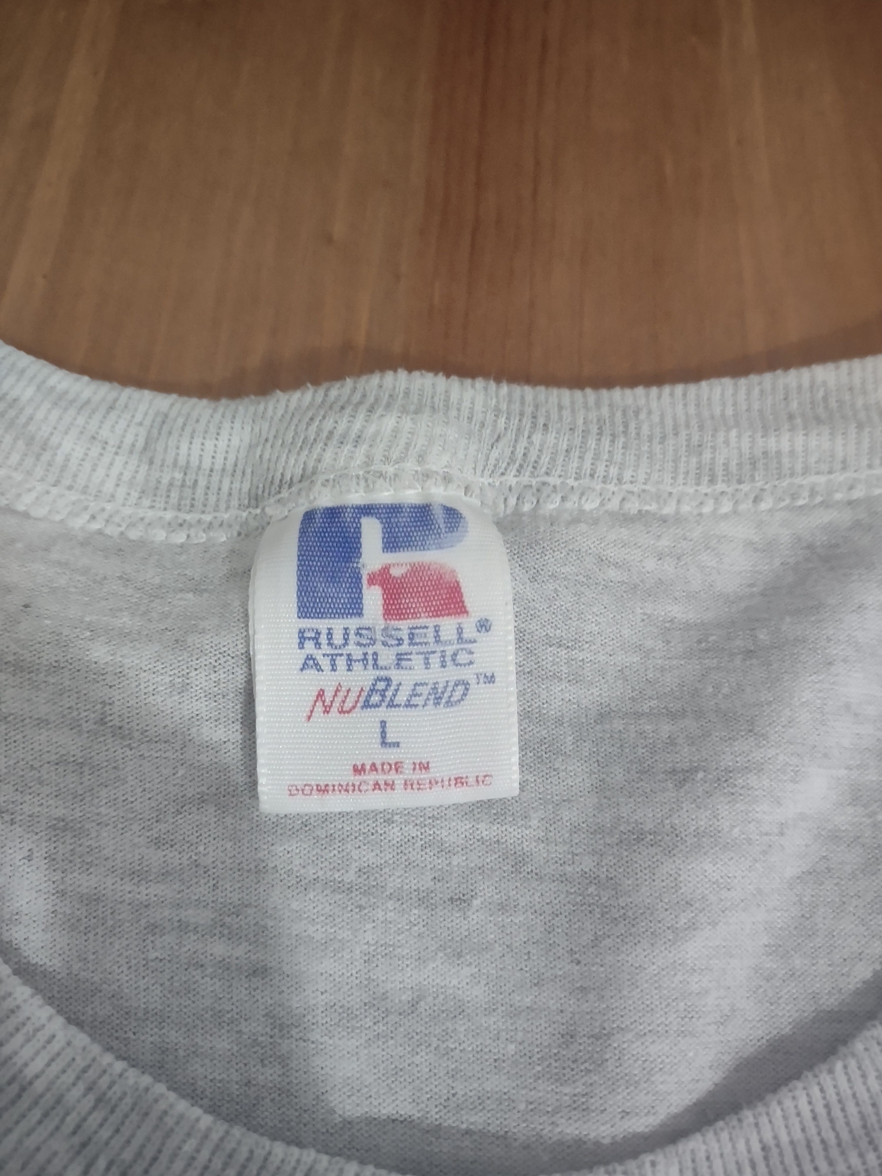 NFL × Russell Athletic × Vintage Vintage 90s Philadelphia Eagles Fly Eagles Fly Mascot Tee Size US L / EU 52-54 / 3 - 5 Thumbnail