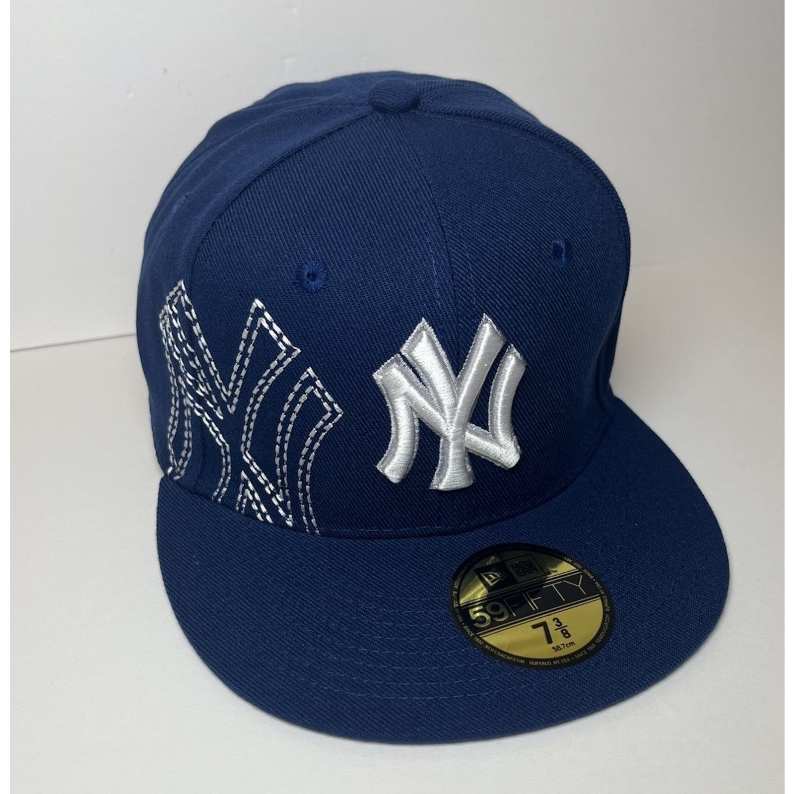 Supreme New York Yankees New Era 7-3/8 青 New Era × Supreme Supreme New York Yankees New Era 59Fifty Blue