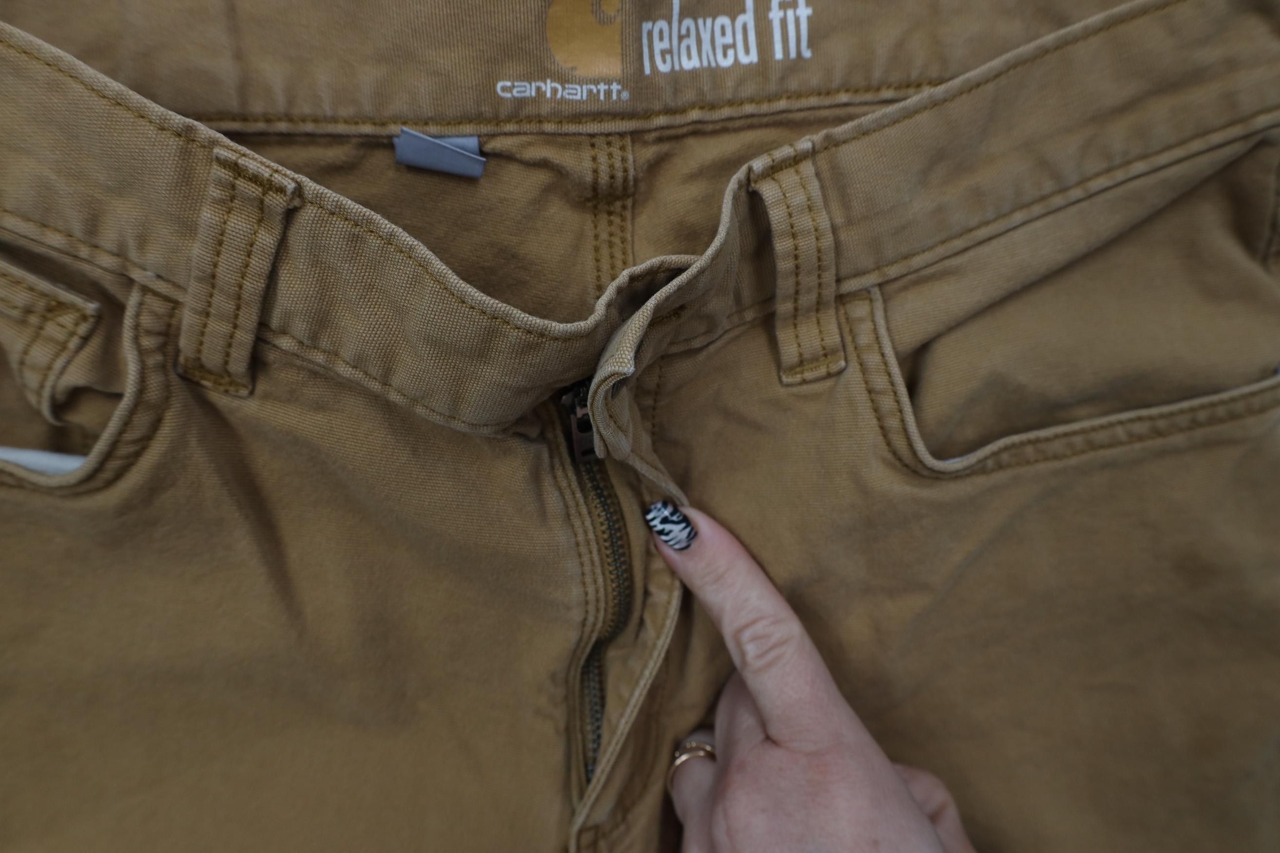 Carhartt Vintage Y2K Carhartt Relaxed Fit Stretch Canvas Pants Brown Size US 32 / EU 48 - 6 Thumbnail