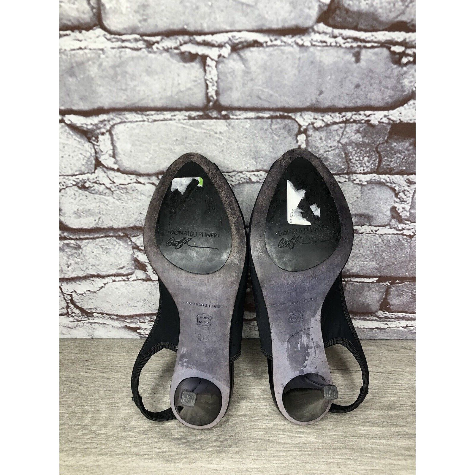 Donald Pliner Donald J Pliner Fenia Couture Black Fabric Stiletto Heels Wo Size US 7.5 / IT 37.5 - 23 Thumbnail