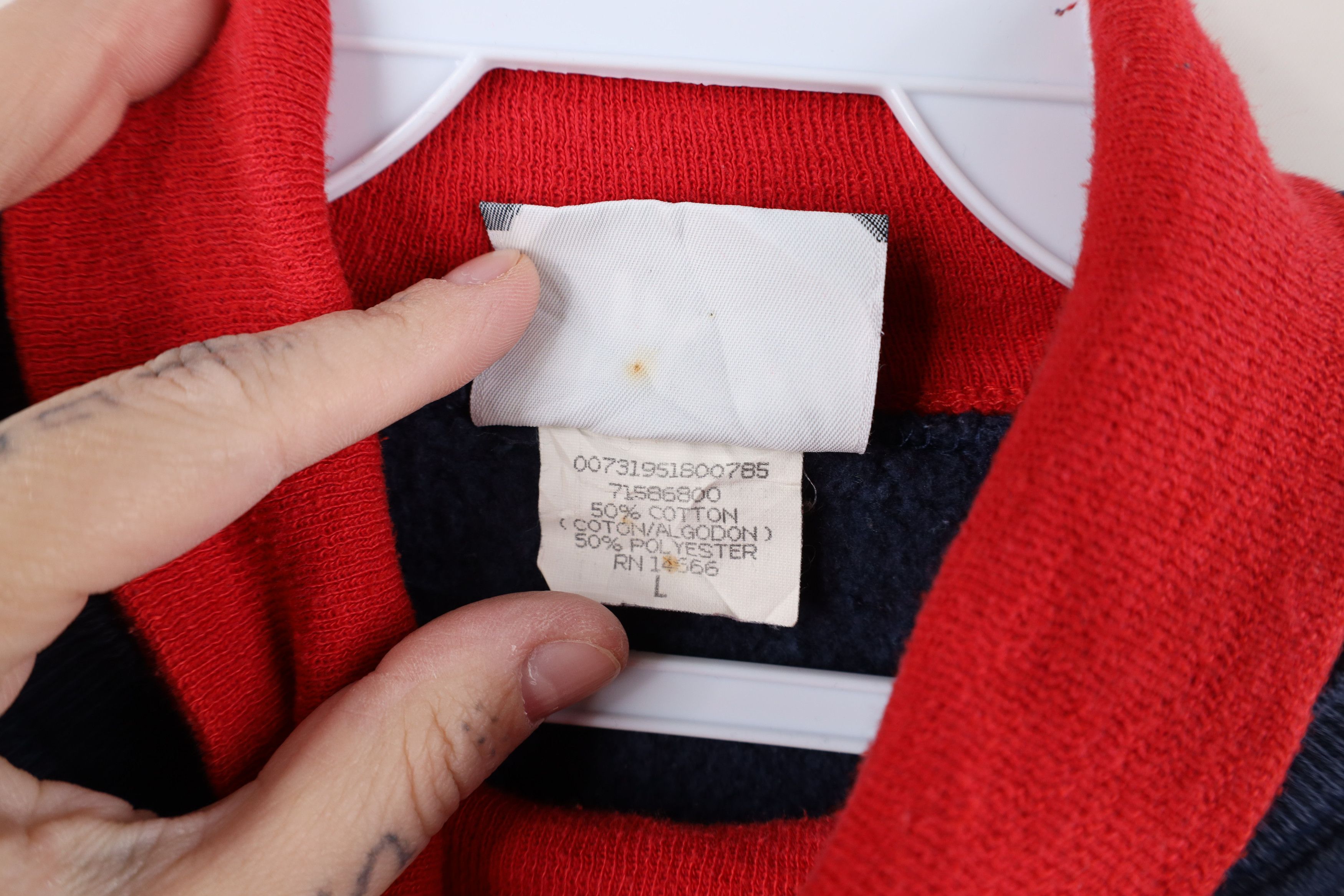 Vintage Vintage 90s Streetwear Michigan Turtleneck Sweatshirt USA Size L / US 10 / IT 46 - 7 Thumbnail