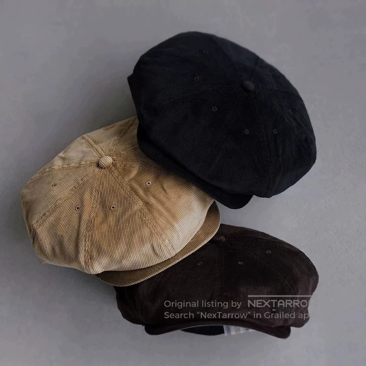 THE H.W.DOG&CO. H.W.DOG Classic Corduroy Newsboy Cap. Size ONE SIZE - 1 Thumbnail