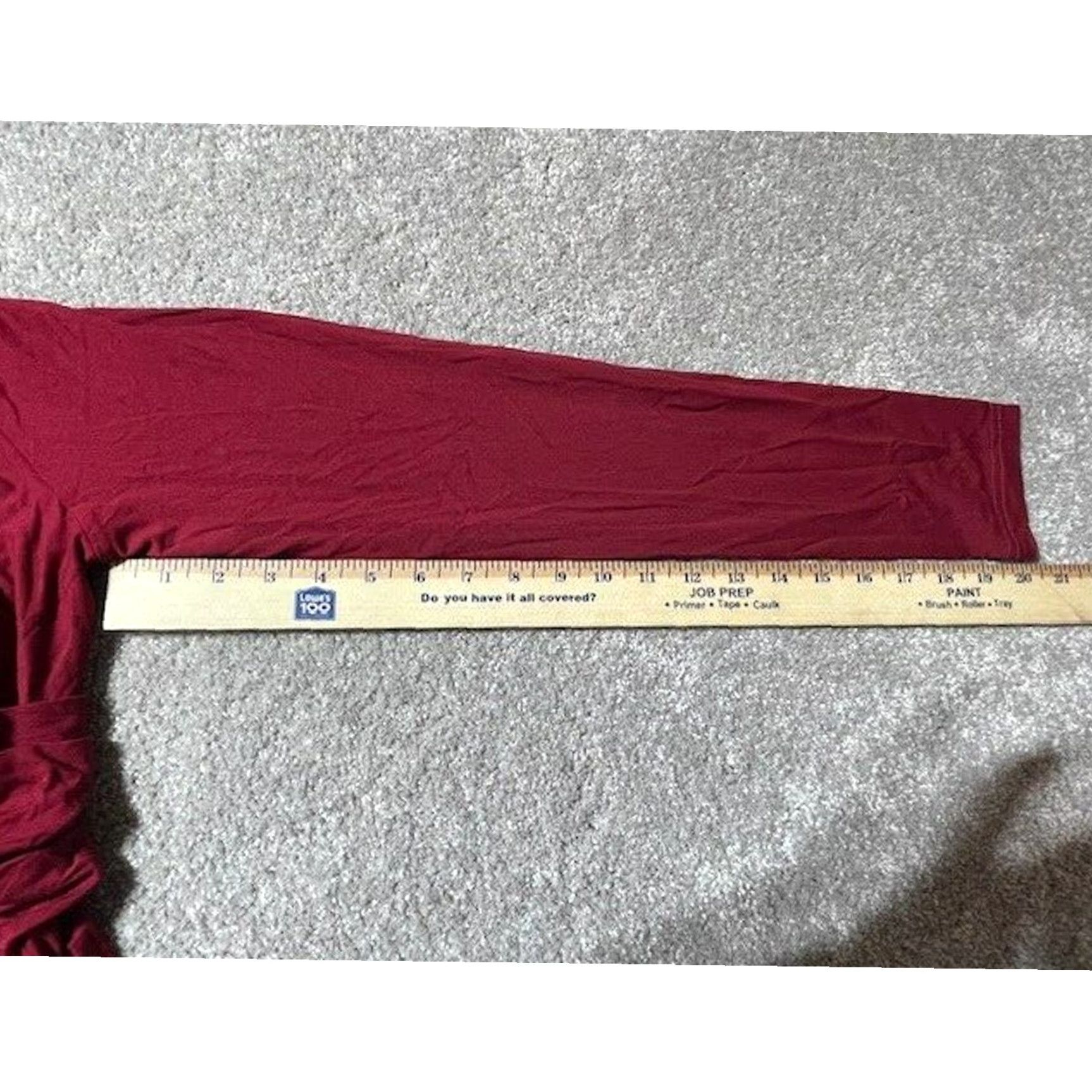 Vintage Ripe Maternity Cross Your Heart Harper Nursing Dress XL V-Neck Midi Knit Jersey Red Womens Size XL / US 12-14 / IT 48-50 - 5 Thumbnail