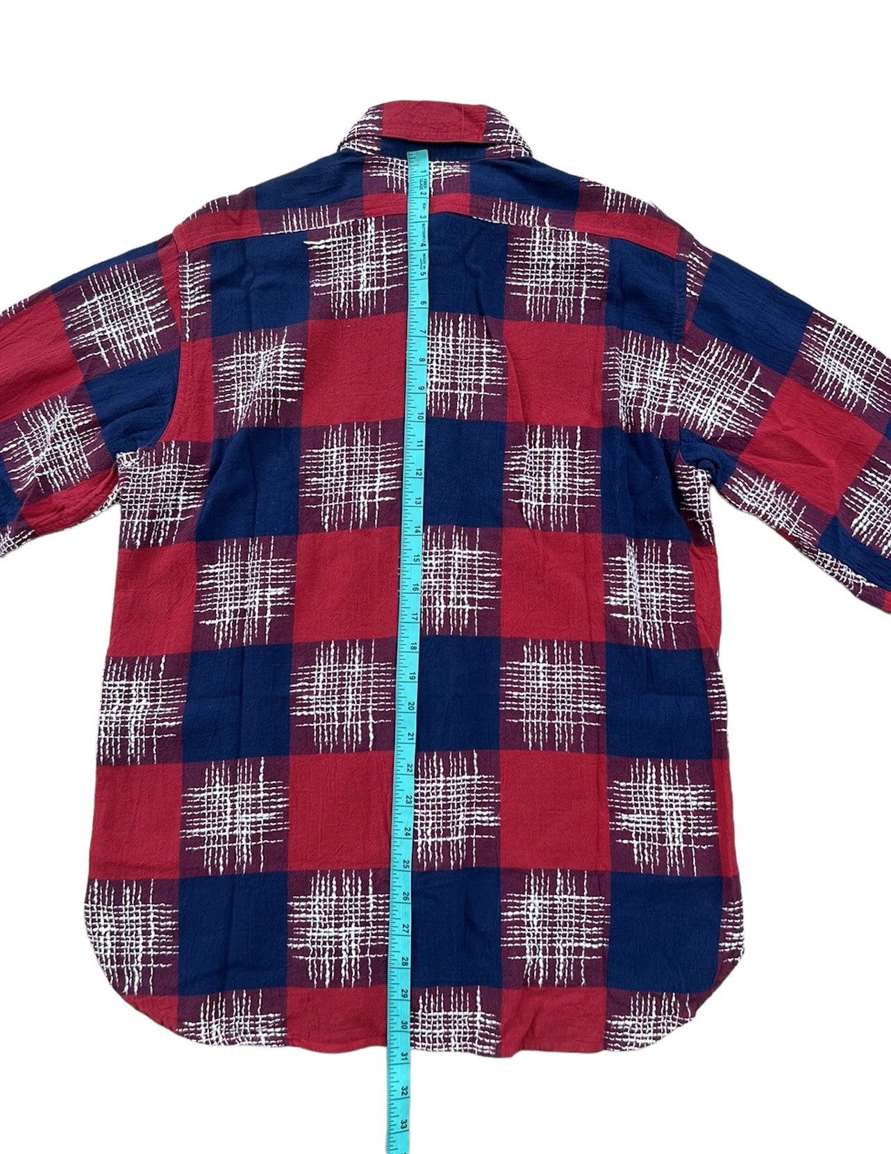 Sugar Cane Sugar Cane Double Pocket Plaid Zig Zag Flannel Shirt Size US M / EU 48-50 / 2 - 5 Thumbnail