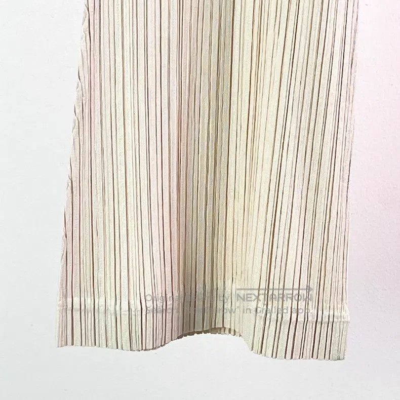Issey Miyake Issey Miyake SIZE:3 Beige Ruched Casual Pants Size 24" / US 00 / IT 34 - 4 Thumbnail