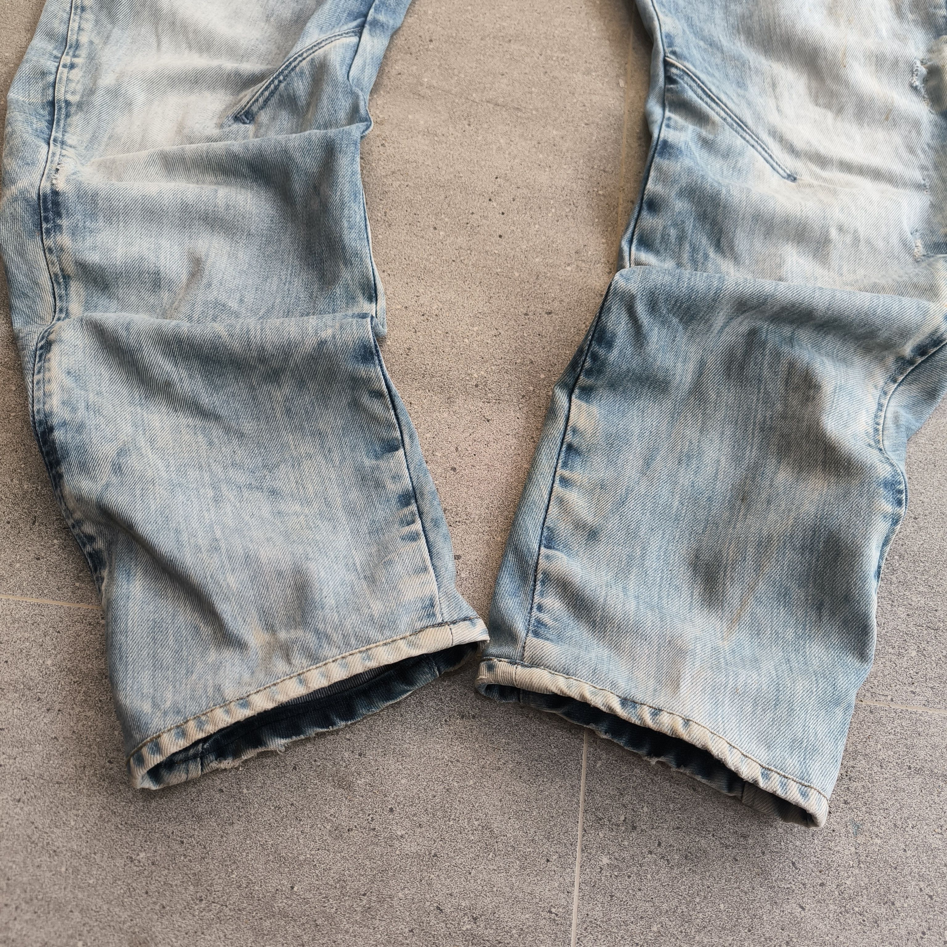 G-Star G-Star Raw 3301 Arc 3D Loose Fit Washed Denim Jeans Size US 32 / EU 48 - 3 Thumbnail