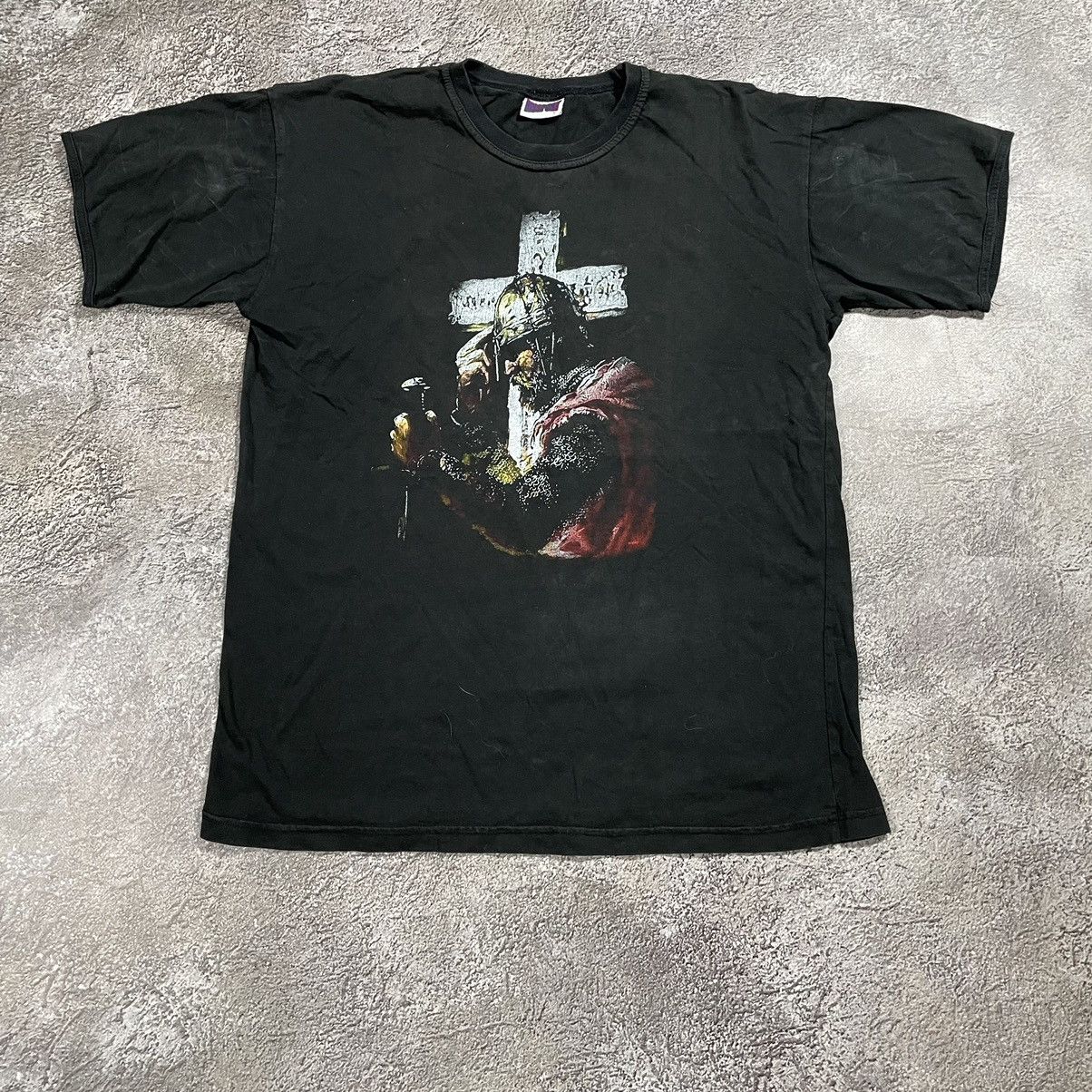 Vintage Vintage 00s Horror Graphic Tee Grunge Dark Abstract Faded L Size US L / EU 52-54 / 3 - 3 Thumbnail