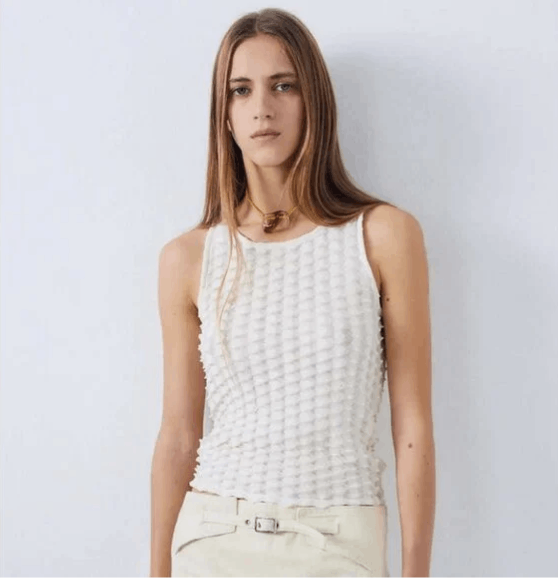 Gimaguas Gimaguas - Off-White Sofia Tank Top Medium Size M / US 6-8 / IT 42-44 - 1 Thumbnail