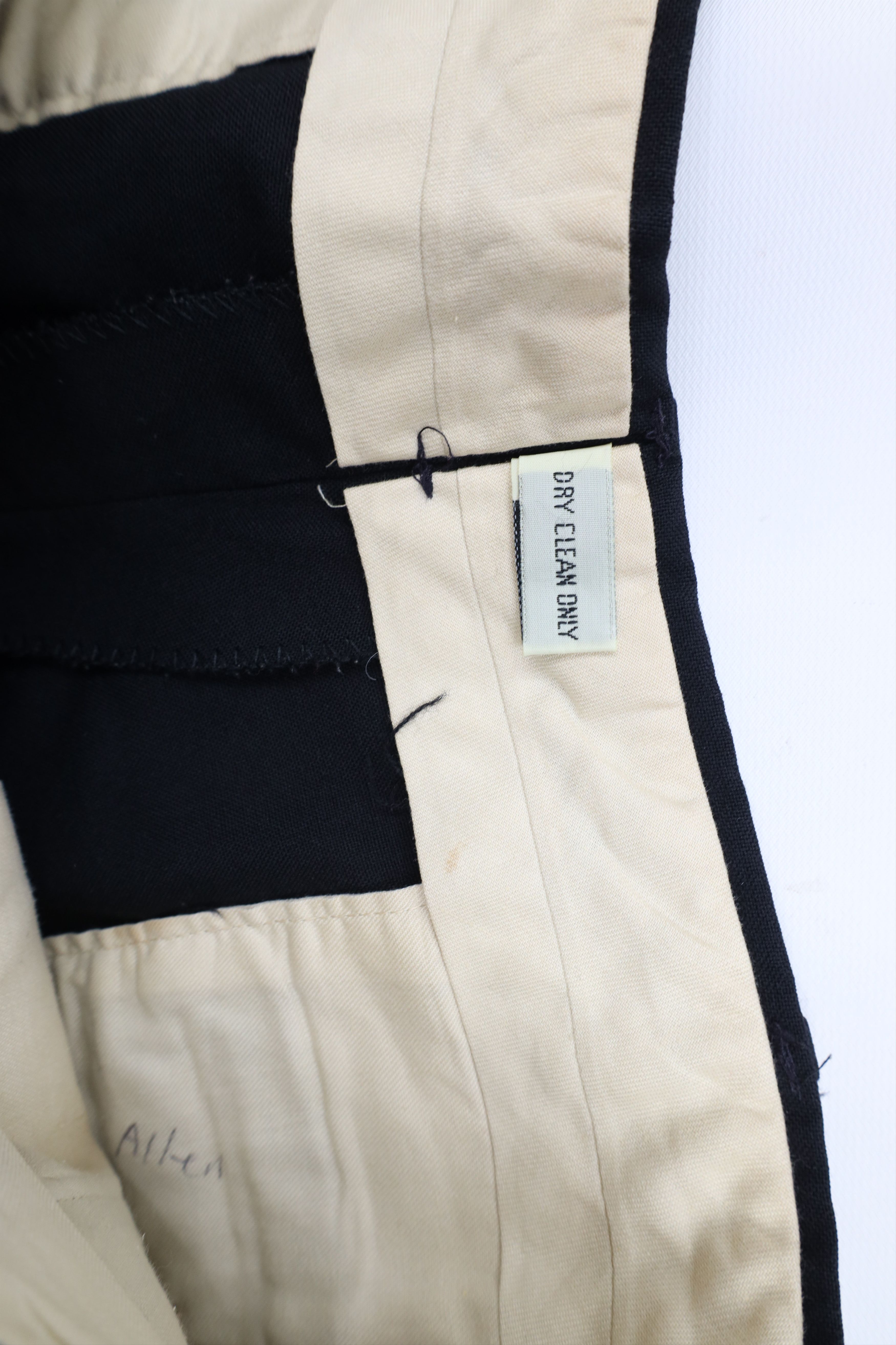 Vintage Vintage 70s Streetwear Wool Cuffed Wide Leg Pants Black USA Size US 34 / EU 50 - 8 Thumbnail