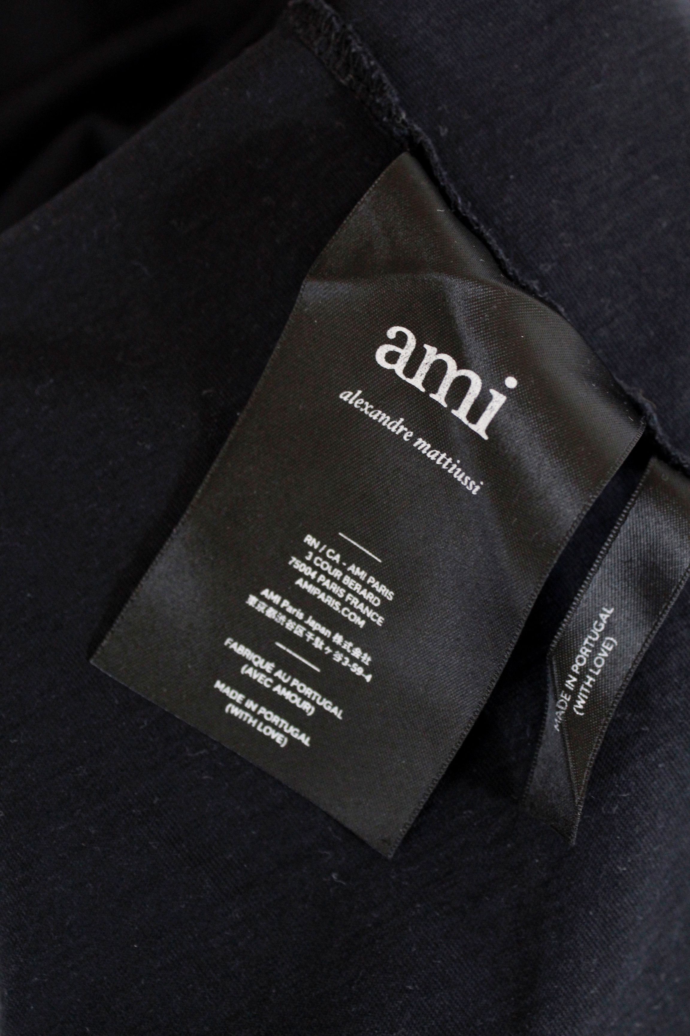 AMI Ami Paris Heart Chest Logo Tee Sleeveless Top Size US XS / EU 42 / 0 - 8 Thumbnail