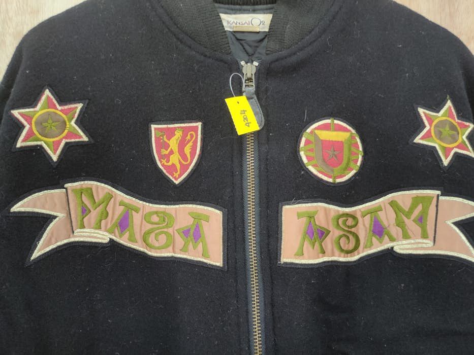 Kansai Yamamoto RARE Kansai Yamamoto O2 varsity japan vtg jacket #4204 DLAL Size US M / EU 48-50 / 2 - 5 Thumbnail
