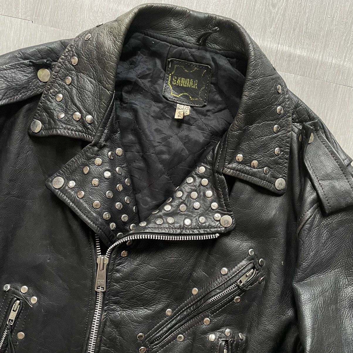 Other Sardar Vintage Ramones Punk Custom Genuine Leather Jacket Size US M / EU 48-50 / 2 - 2 Thumbnail