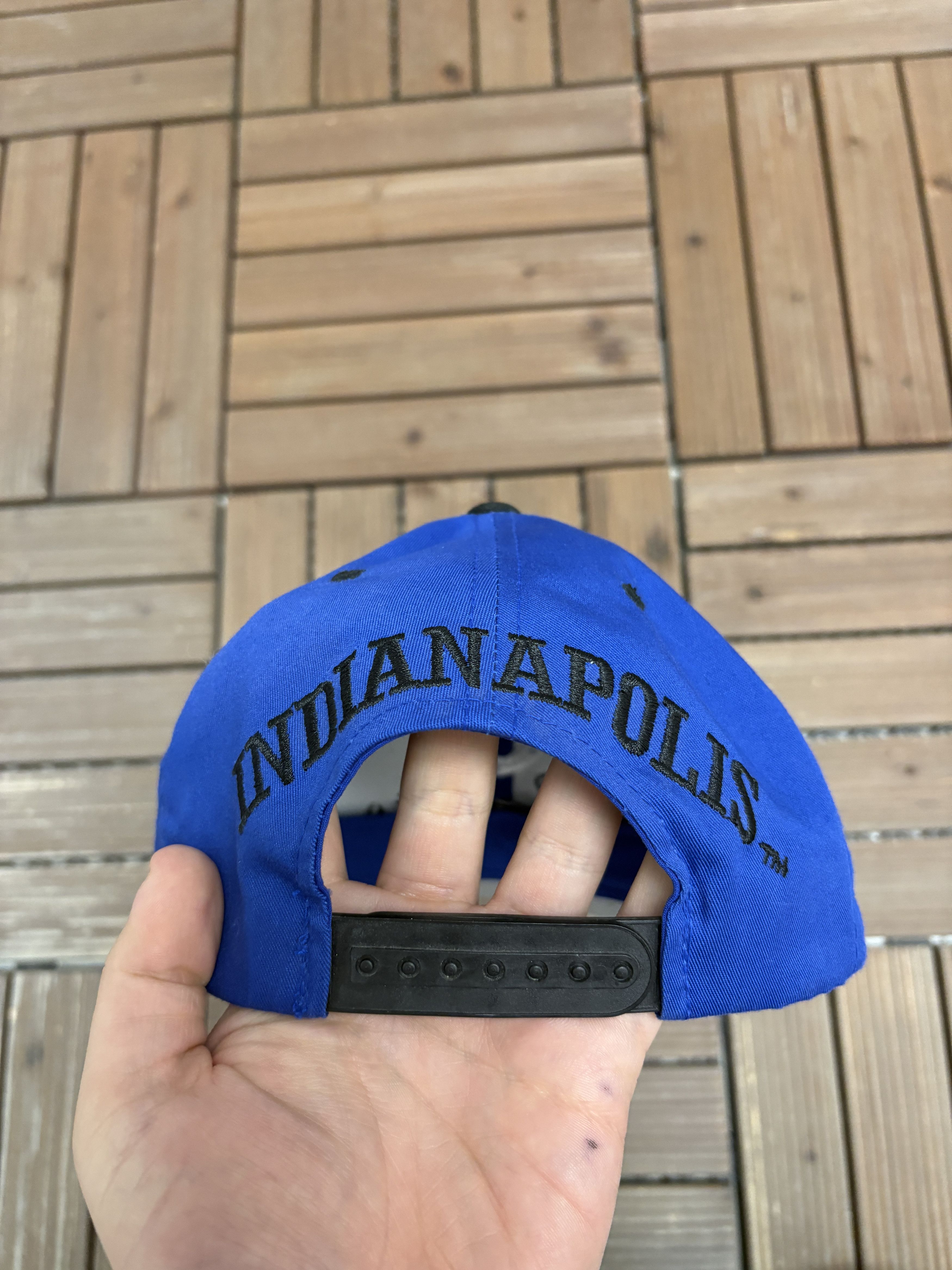 Vintage Indianapolis Colts Embroidered Vintage Blue Snap Back Hat Size ONE SIZE - 5 Thumbnail