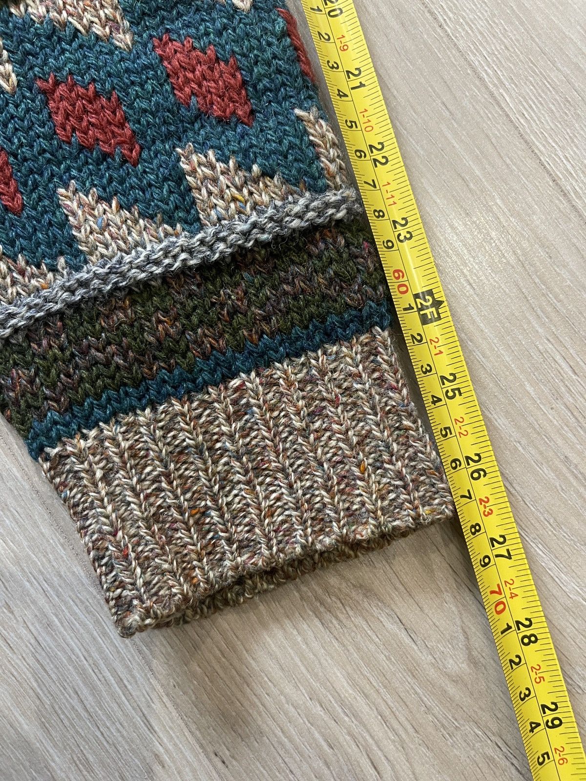 Designer × Vintage Gaeltarra Mens rare Nordic Wool Sweater knit jumper Ireland Size US L / EU 52-54 / 3 - 8 Thumbnail