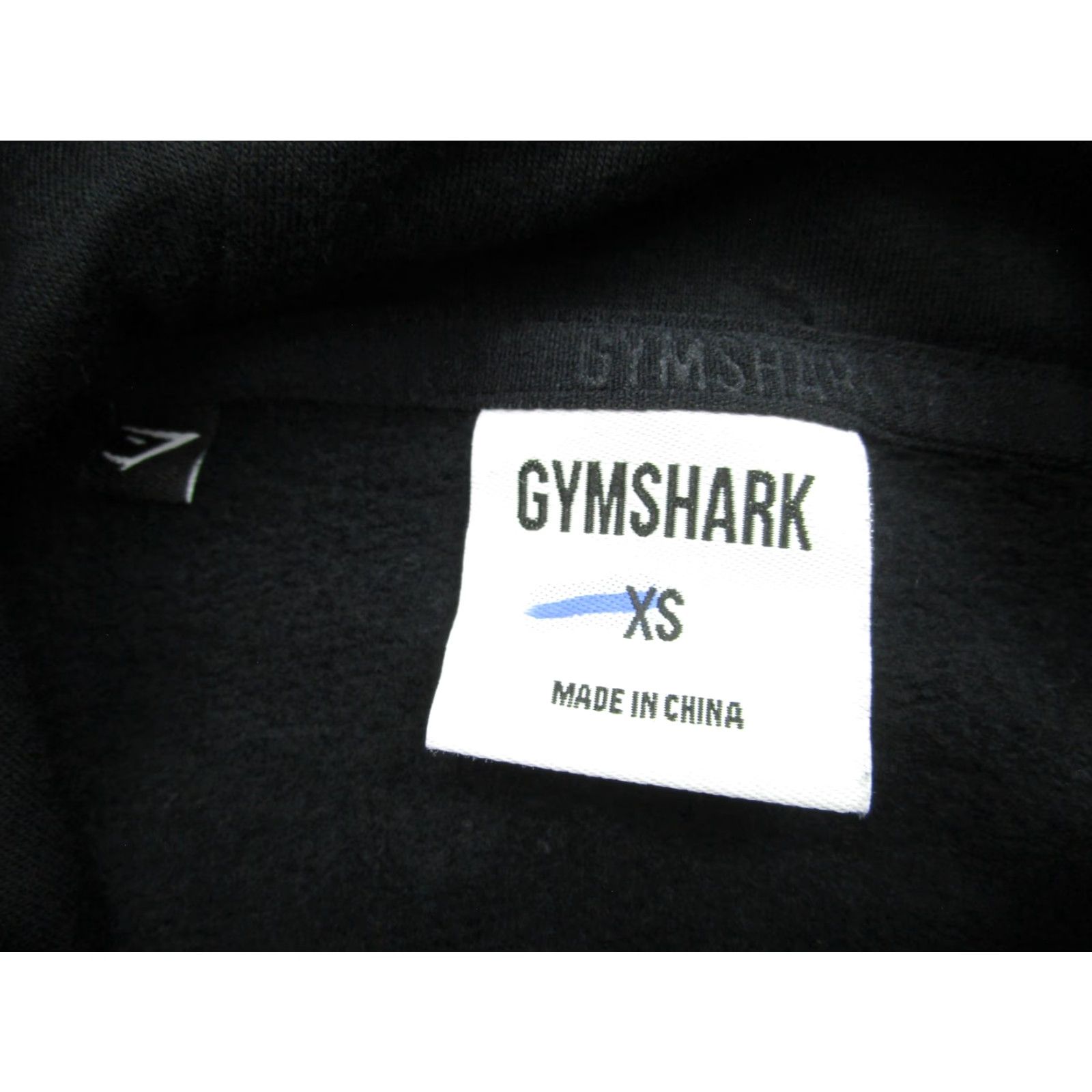 Gymshark Gymshark Hoodie Womens XS Cropped Black Cut Off Raw Hem Pullover Shark Fitness Size XS / US 0-2 / IT 36-38 - 5 Thumbnail