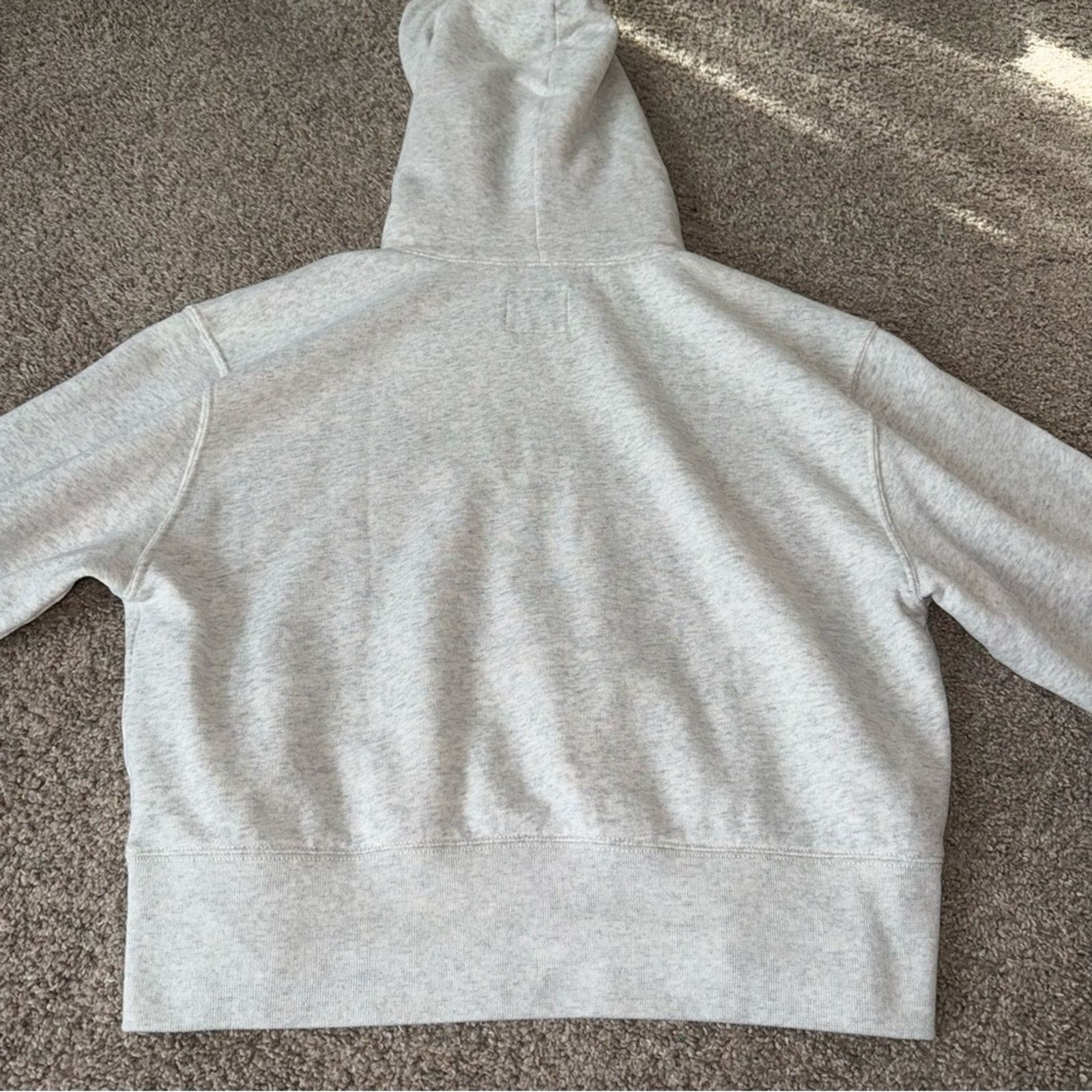 Abercrombie & Fitch Abercrombie & Fitch - Cropped Soft A&F Sweatshirt - Grey, L Size L / US 10 / IT 46 - 2 Thumbnail