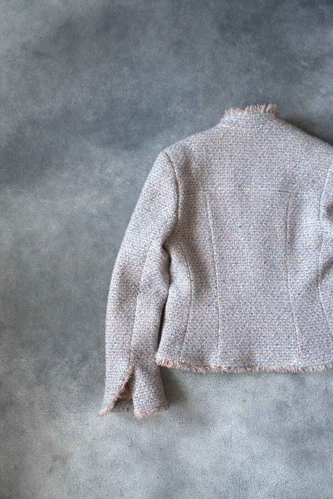 Alexander McQueen FW1993 Alexander McQueen Tweed Blazer Jacket Knit Size L / US 10 / IT 46 - 7 Thumbnail