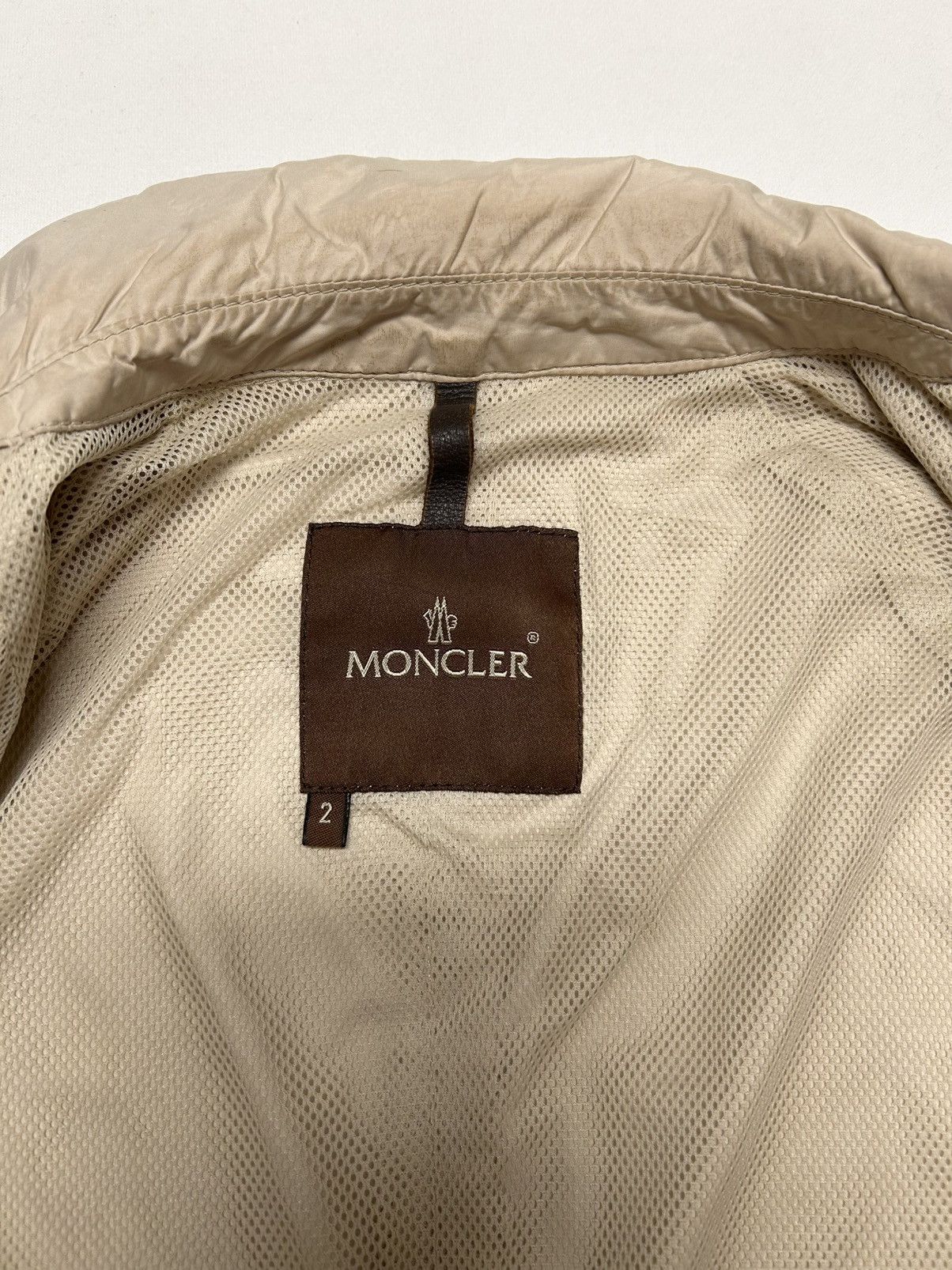Moncler 2007 Leather-Detailed Belted Field Jacket Size US M / EU 48-50 / 2 - 8 Thumbnail
