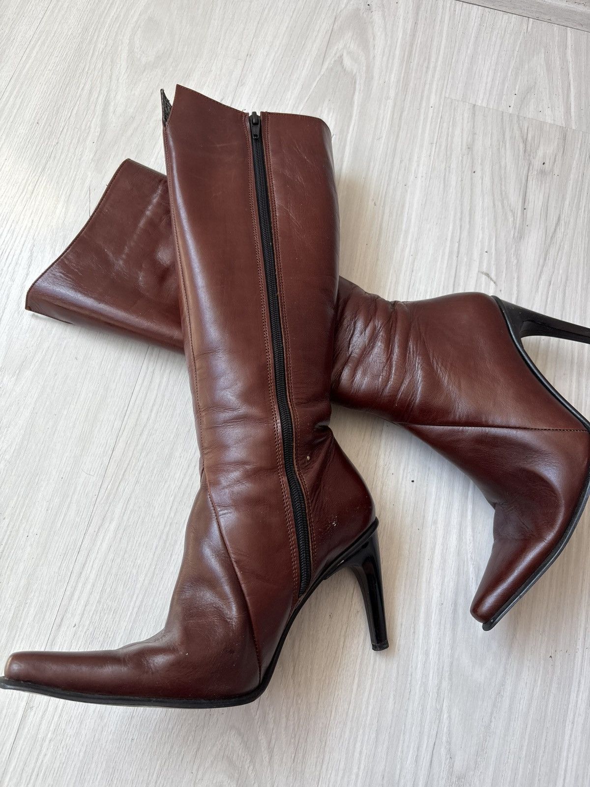 Vintage y2k leather boots Size US 6.5 / IT 36.5 - 20 Thumbnail