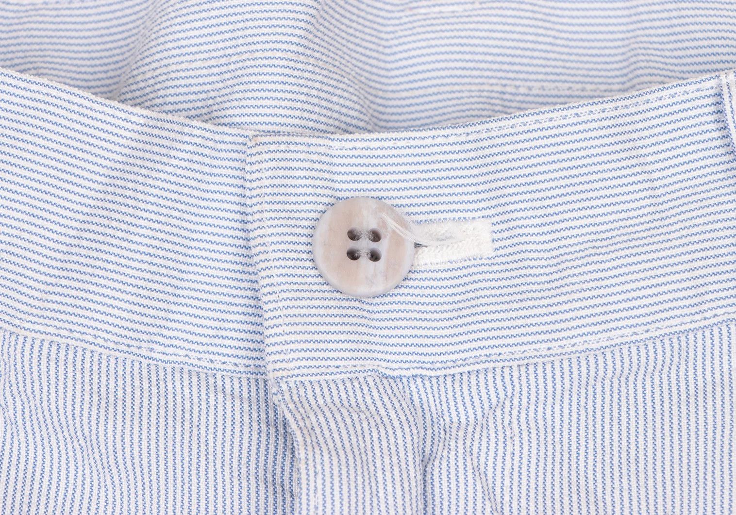 Issey Miyake Pleated Stripe Pants in Blue and White Size US 30 / EU 46 - 5 Thumbnail