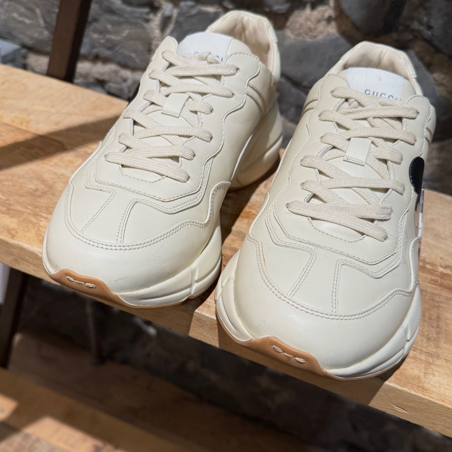 Disney × Gucci Gucci X Disney Rhyton Ivory Chunky Sneakers - 8.5 UK Size US 9.5 / EU 42-43 - 5 Thumbnail
