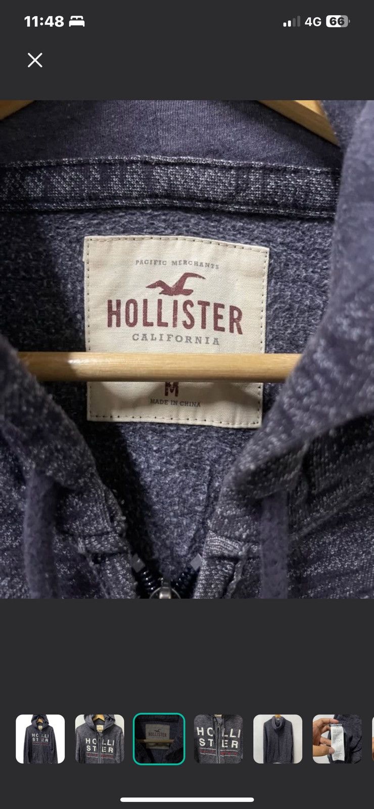 Hollister Hollister hoodie jacket zipper Size US M / EU 48-50 / 2 - 3 Thumbnail
