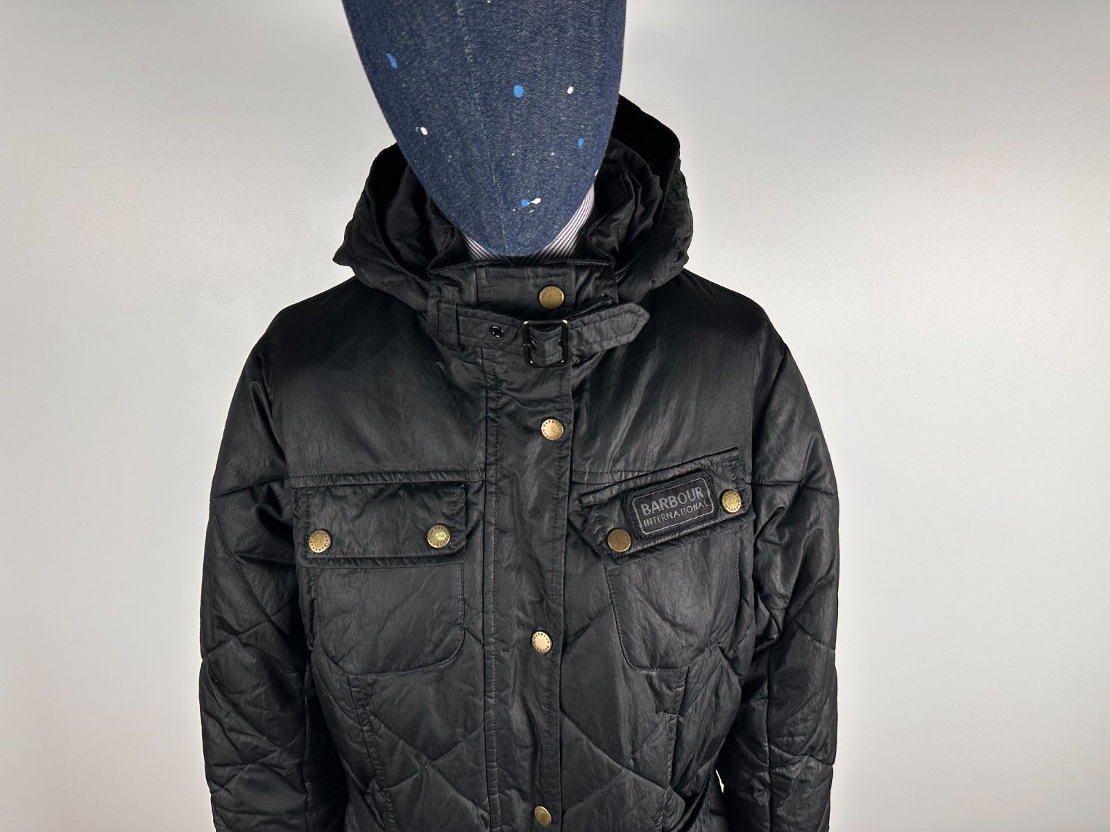 Barbour Barbour International Nation Down Jacket Black Size US10 Size L / US 10 / IT 46 - 2 Thumbnail