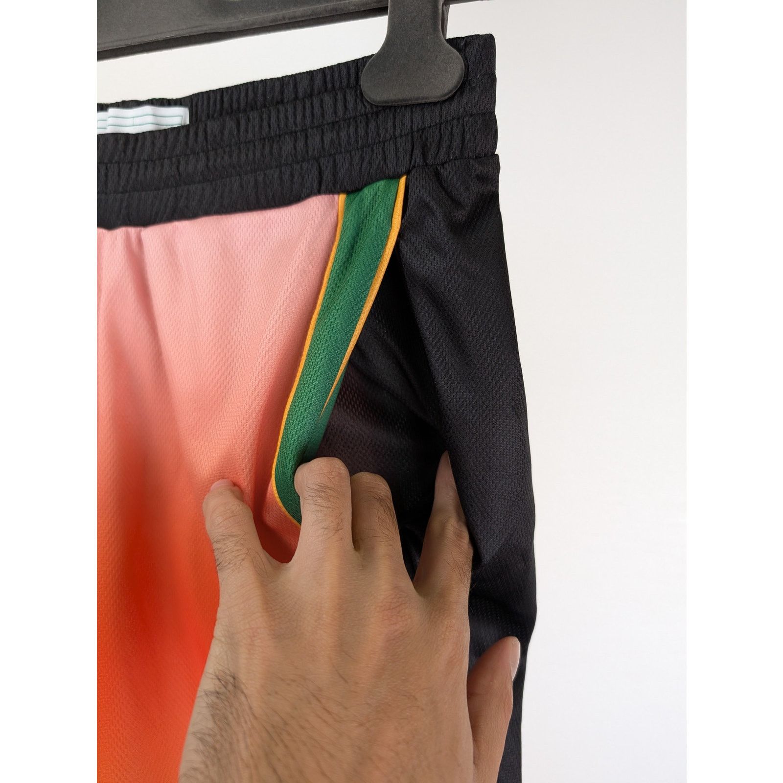 Casablanca o1rshd1 CC20 Birdseye Mesh Men's Football Shorts Multicolor Size US 32 / EU 48 - 7 Thumbnail