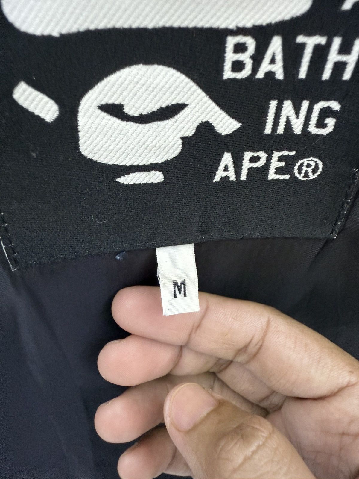 Bape 💥RARE💥90’s BAPE Quilted Repeating Ape Logo Stitched Jacket Size US M / EU 48-50 / 2 - 10 Thumbnail