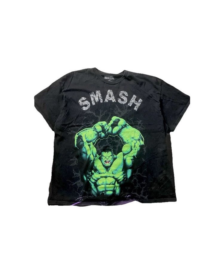 Marvel Comics Y2K Hulk Smash Marvel Tee Shirt Size US XXL / EU 58 / 5 - 1 Thumbnail