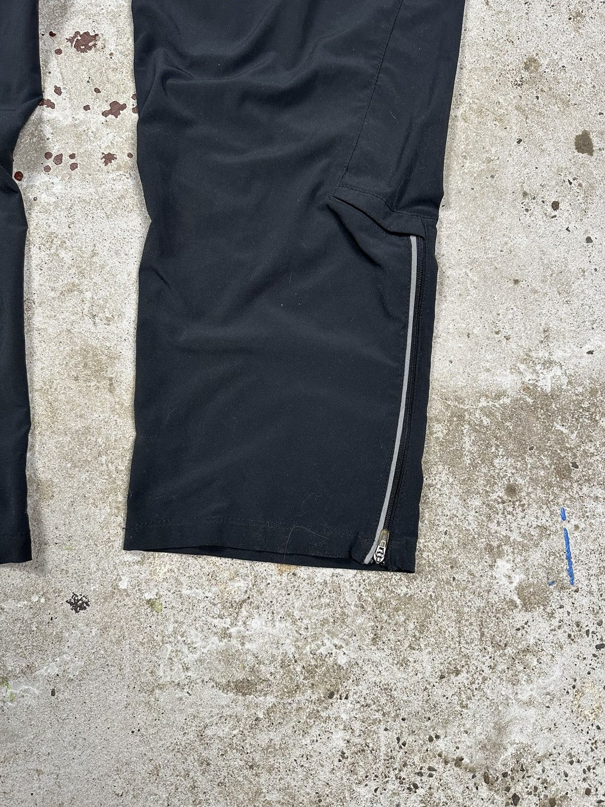 Nike × Vintage Vintage Y2K Nike Black Track Pants Swoosh Baggy Size US 34 / EU 50 - 3 Thumbnail