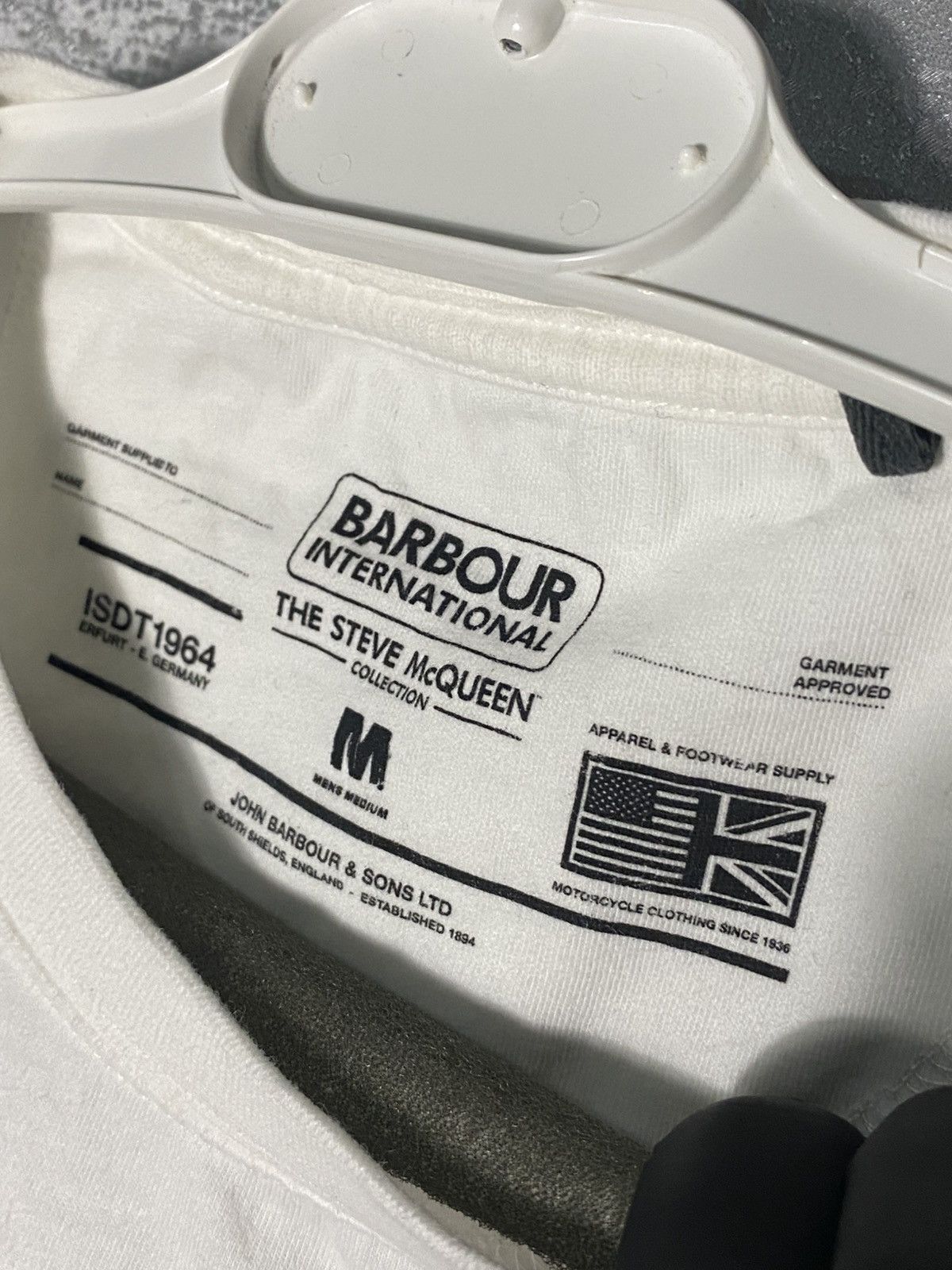 Barbour Barbour International Steve McQueen T Shirt Tee Size M Size US M / EU 48-50 / 2 - 3 Thumbnail