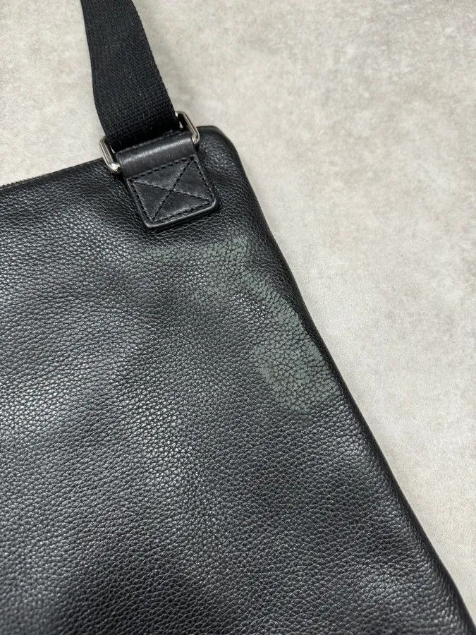 Dolce & Gabbana 2000s Dolce & Gabbana Black Leather Shoulder Bag Size ONE SIZE - 8 Thumbnail