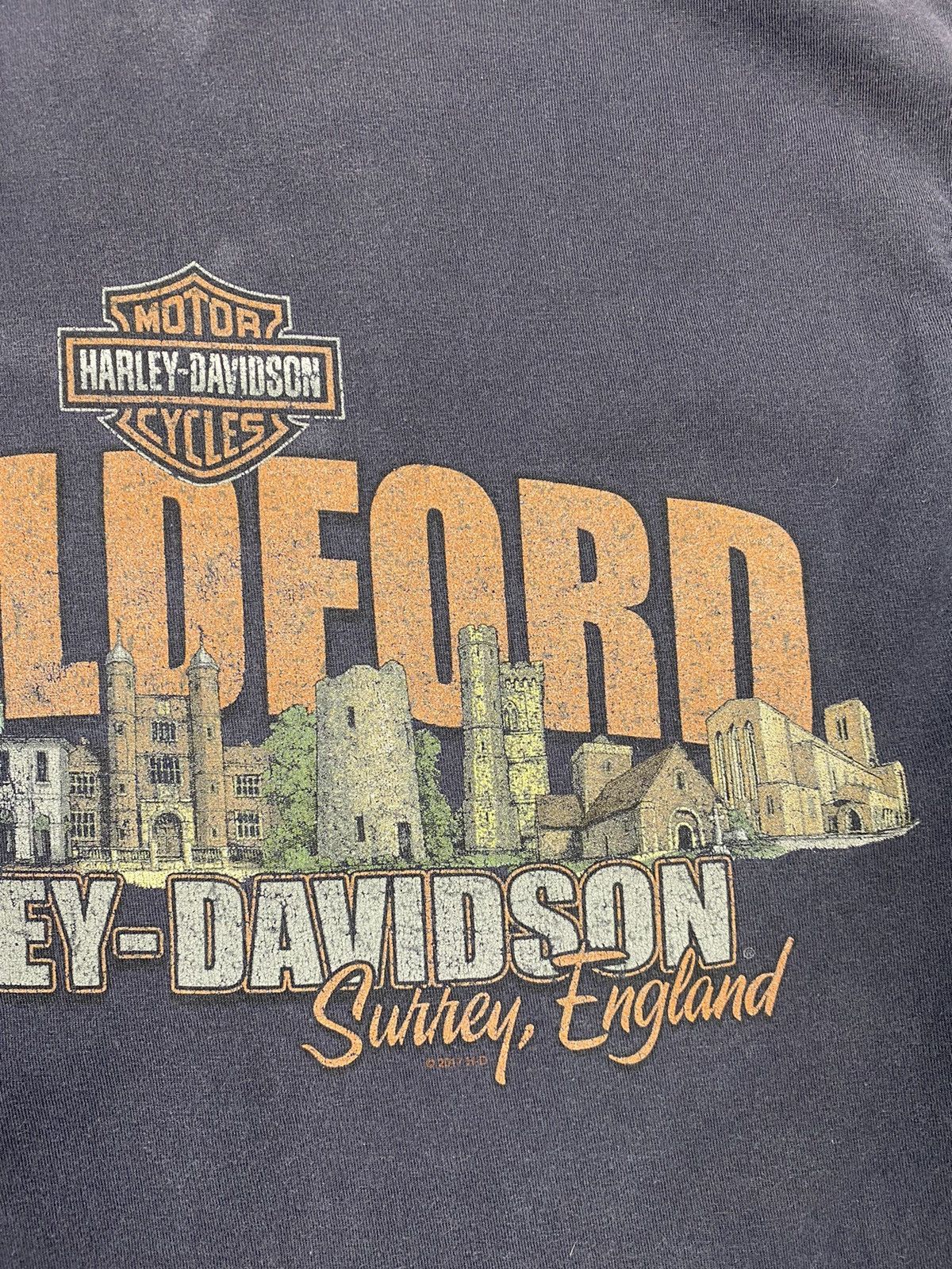 Harley Davidson Harley Davidson Guildford Surrey England Motorcycle 2013 tee Size US S / EU 44-46 / 1 - 12 Thumbnail