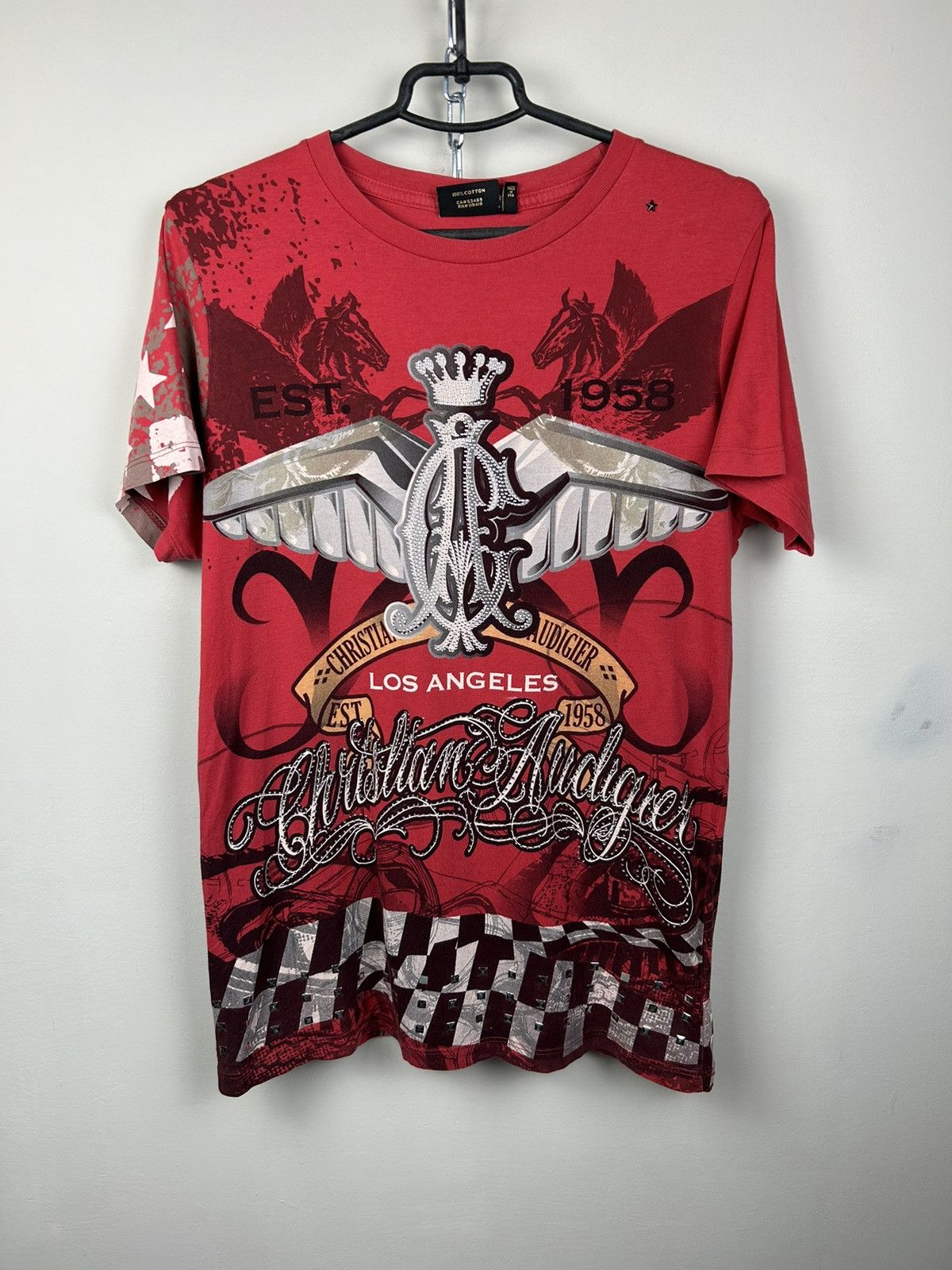 Christian Audigier Christian Audigier Full Print Tatto Rare T shirt Size US M / EU 48-50 / 2 - 1 Thumbnail
